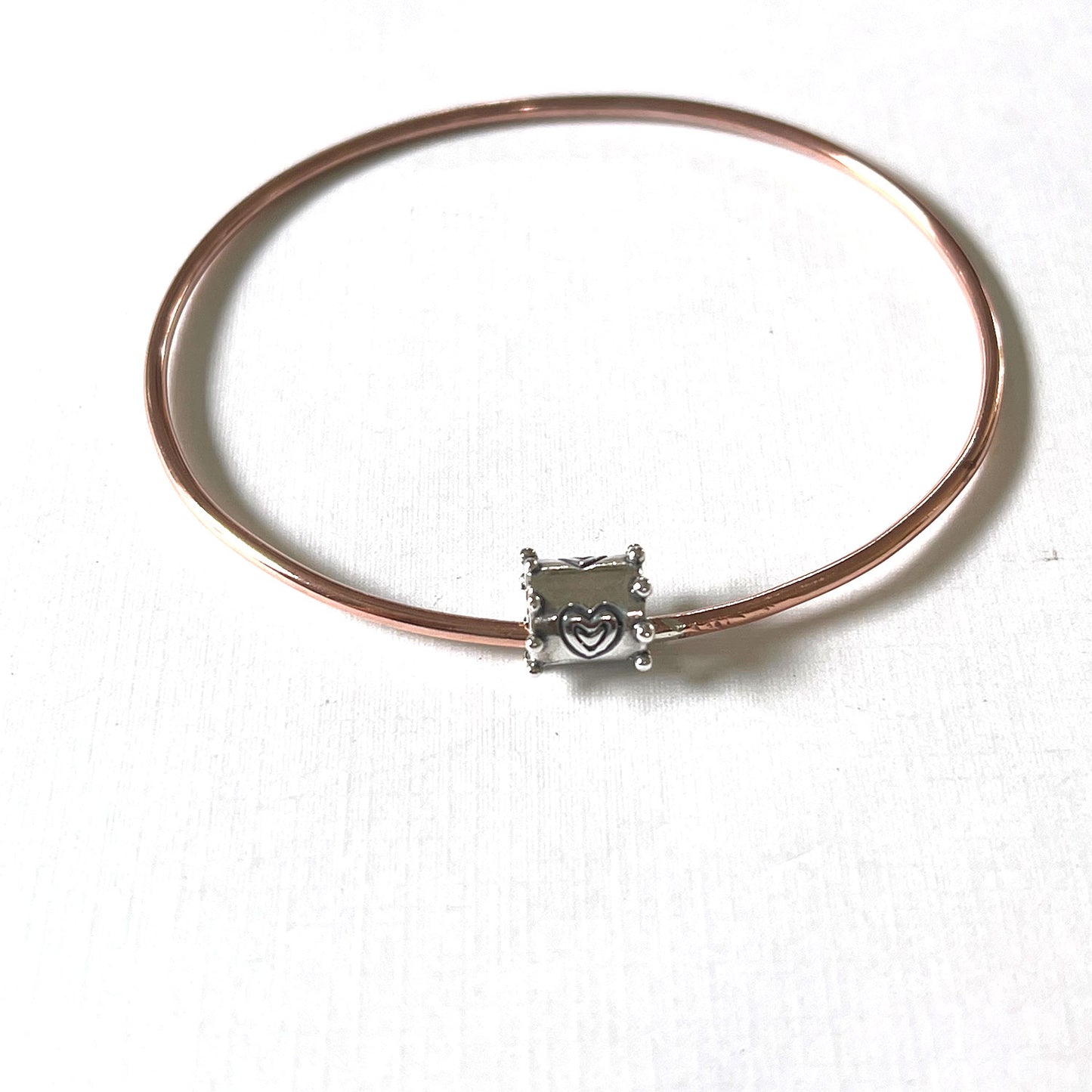 ASSORTED COPPER BANGLES - CIRCLE OF LOVE TALISMAN