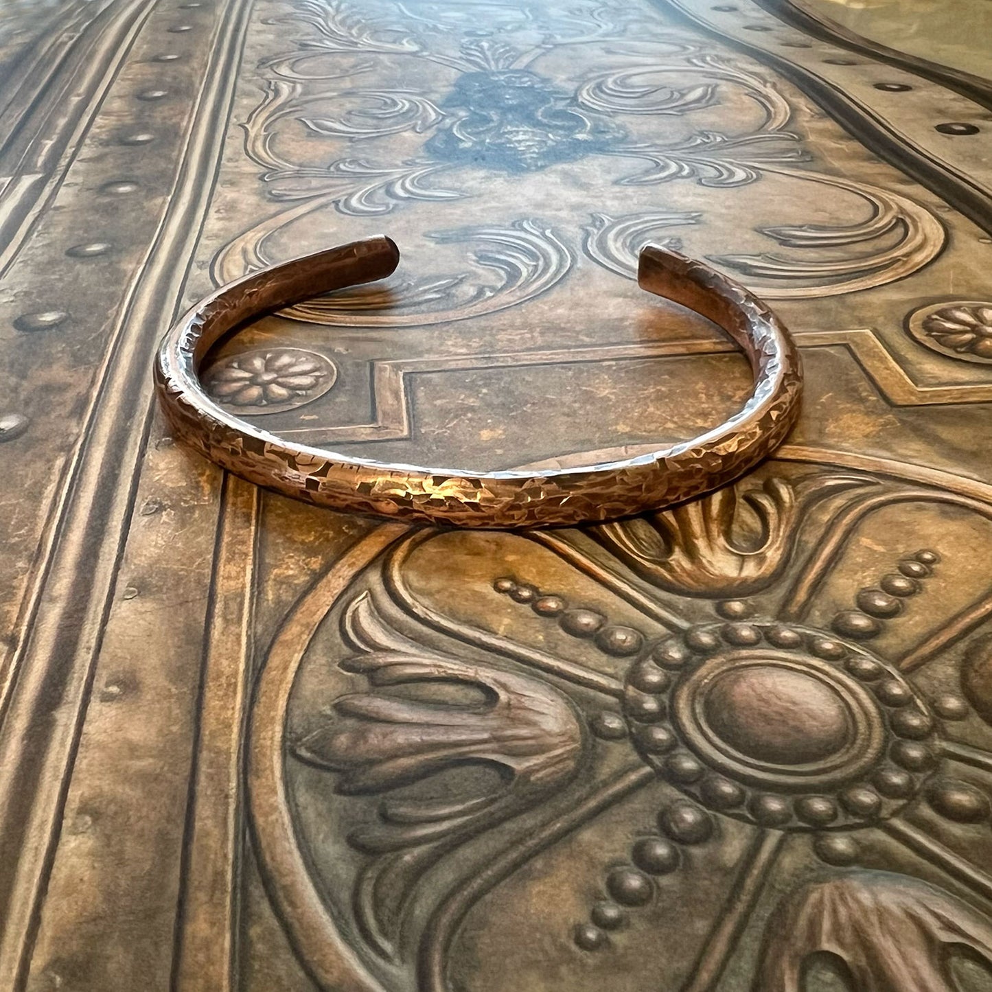COPPER BANGLES/BRACELETS - CIRCLE OF LOVE TALISMAN