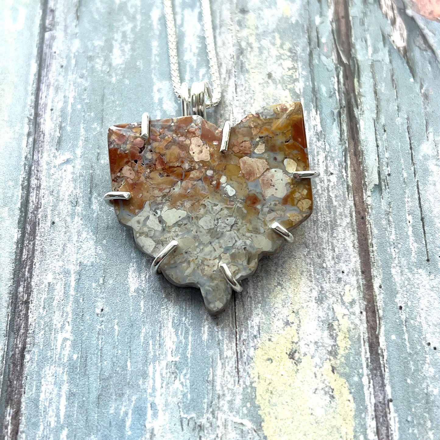 WIRE WRAPPED OHIO GEMSTONE NECKLACE