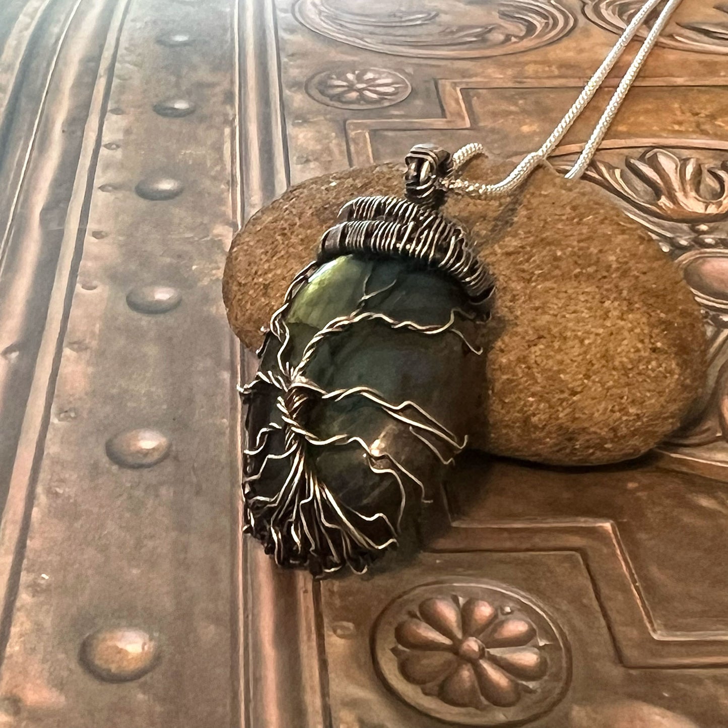 STERLING SILVER WRAPPED TREE OF LIFE NECKLACES - UNIVERSALITY TALISMAN