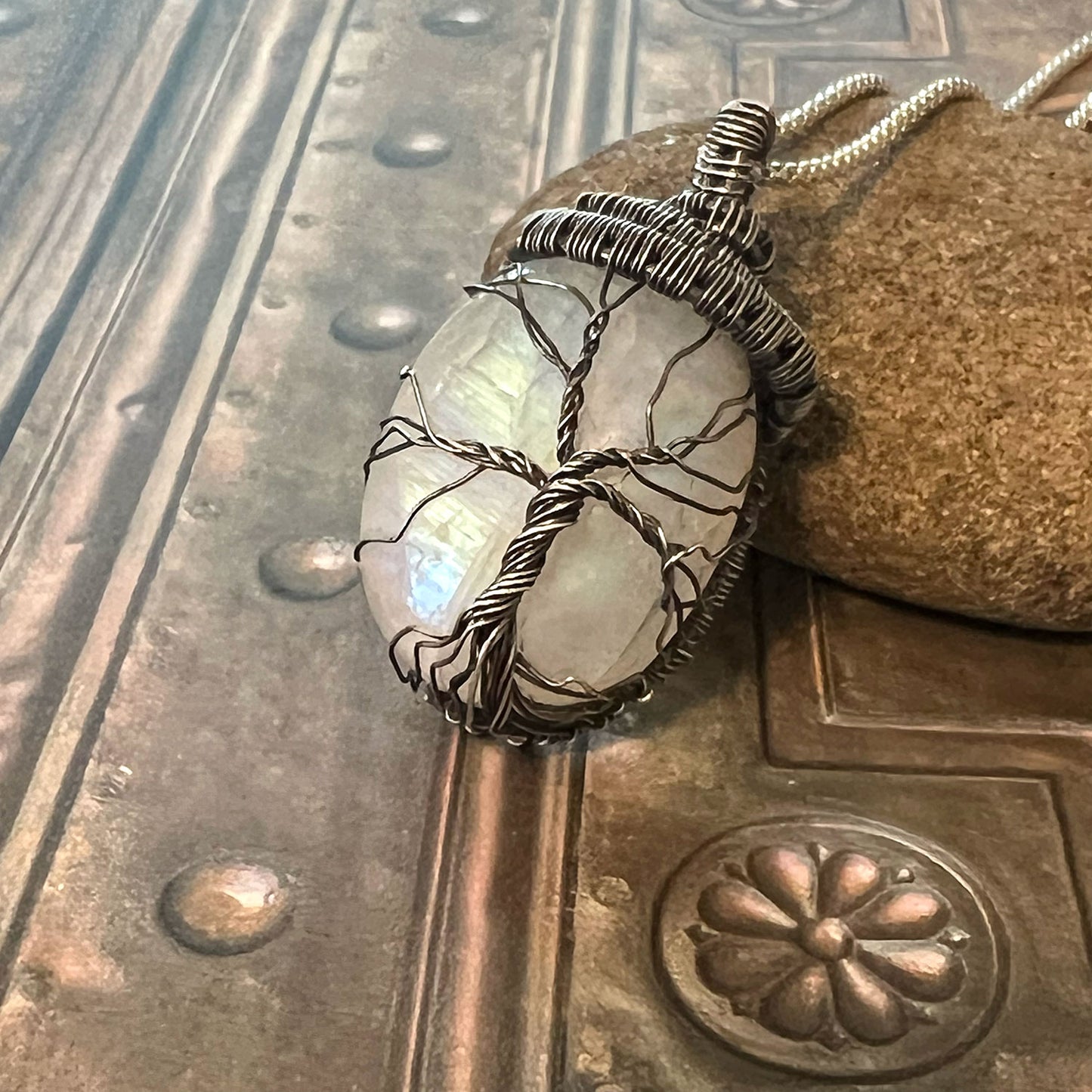 STERLING SILVER WRAPPED TREE OF LIFE NECKLACES - UNIVERSALITY TALISMAN