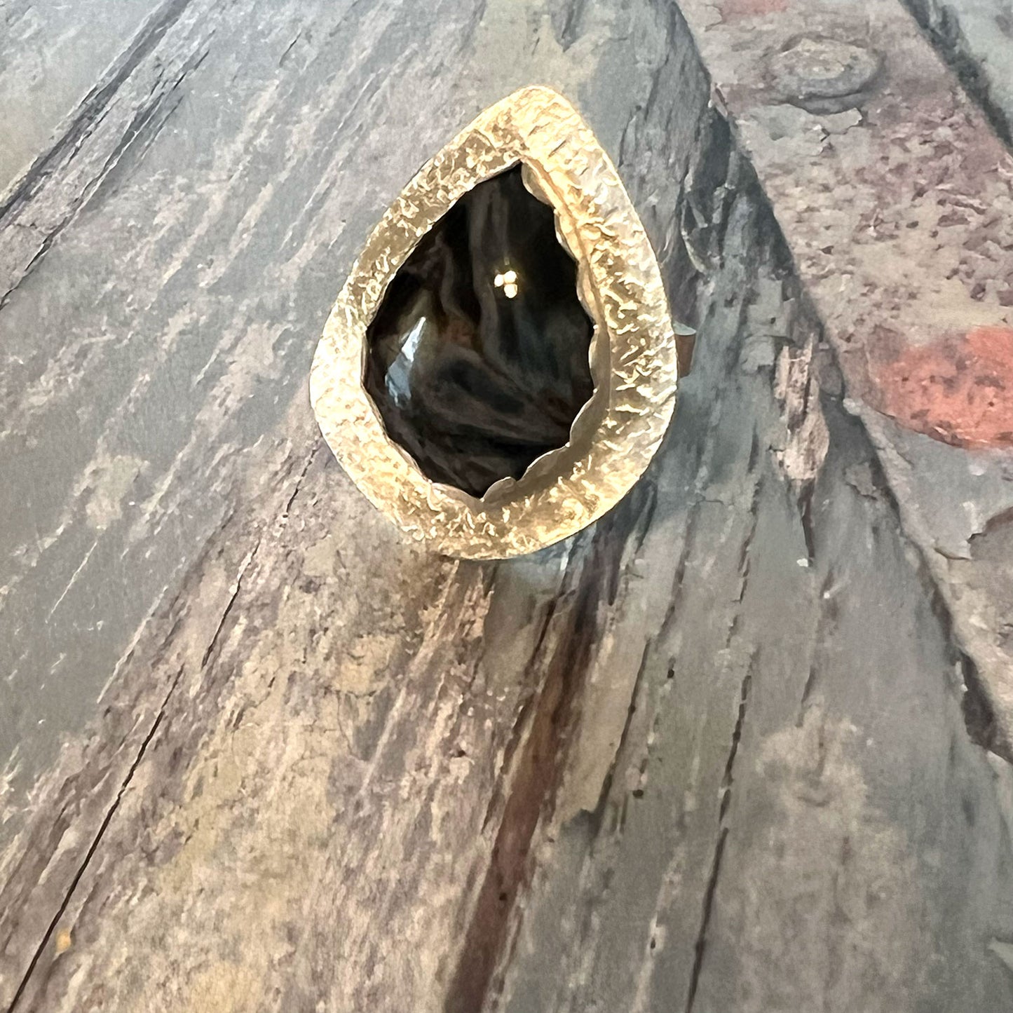 STERLING SILVER PIETERSITE RINGS - CLEANSING STORM TALISMAN