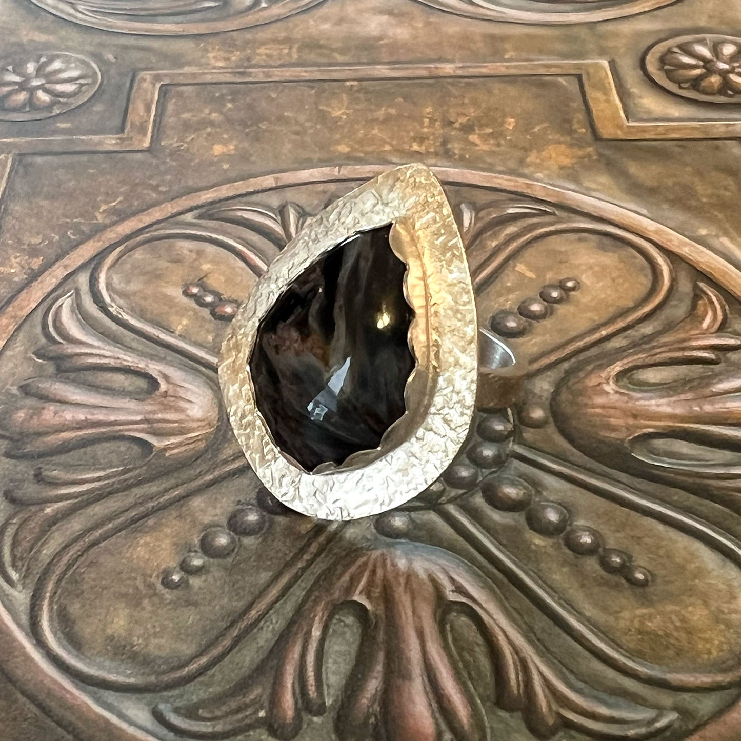 STERLING SILVER PIETERSITE RINGS - CLEANSING STORM TALISMAN