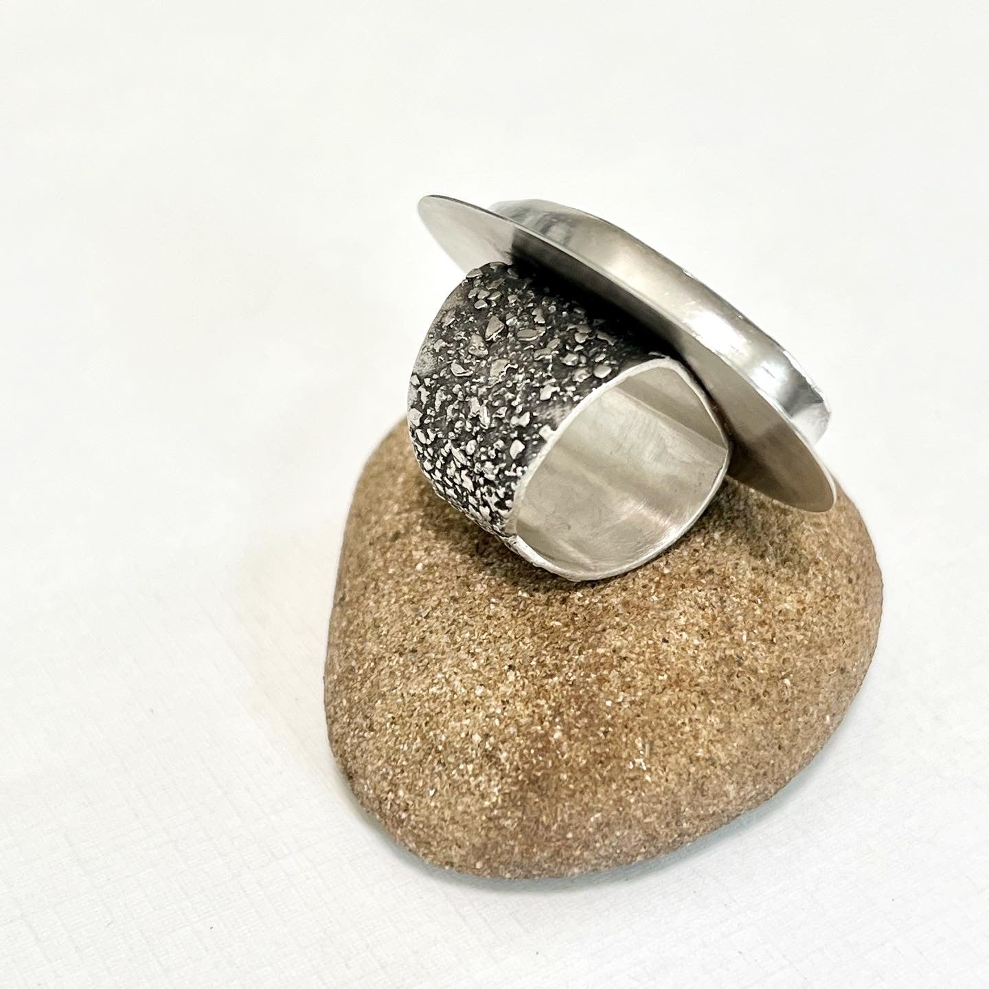 STERLING SILVER PIETERSITE RING - CLEANSING STORM TALISMAN