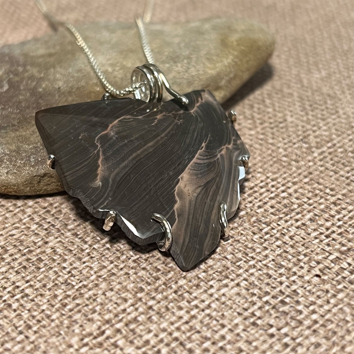 WIRE WRAPPED OHIO GEMSTONE NECKLACE