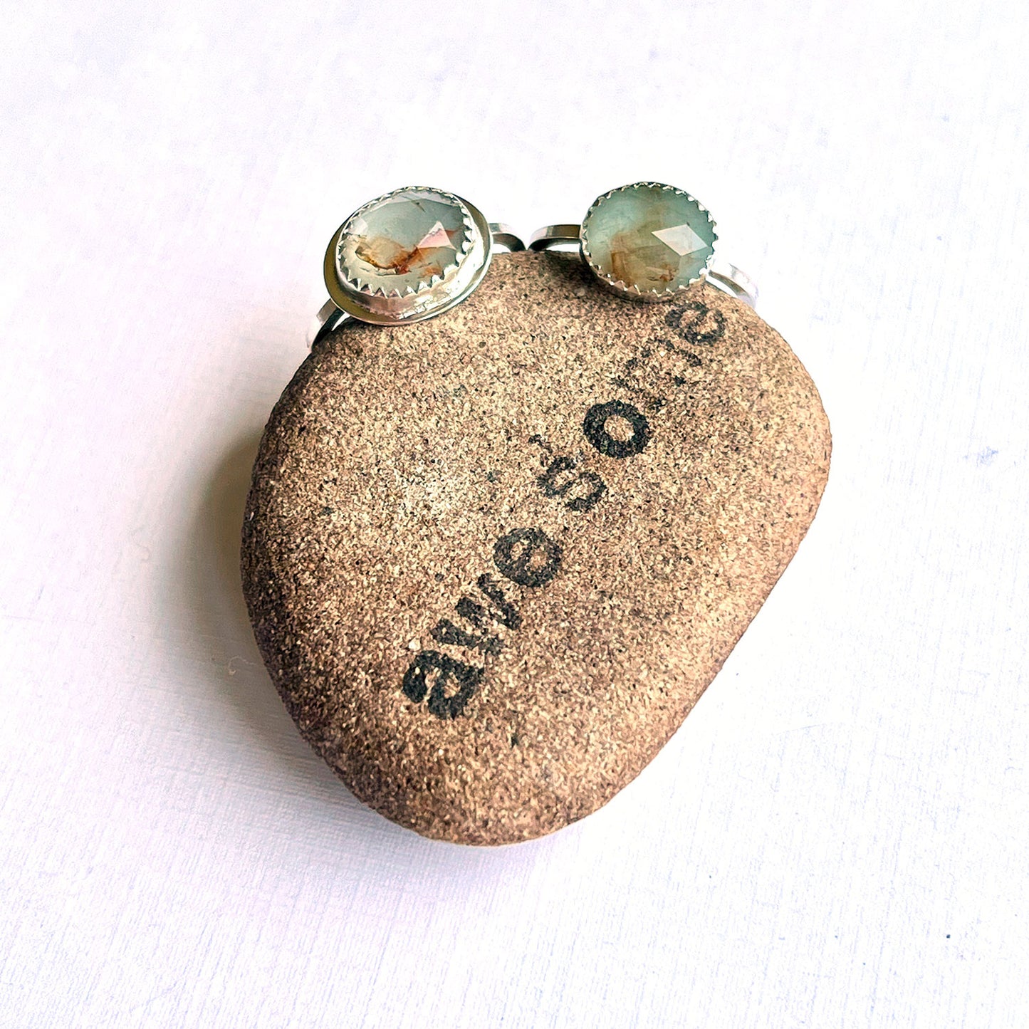STERLING SILVER AQUAMARINE RING - SEA SPIRIT TALISMAN