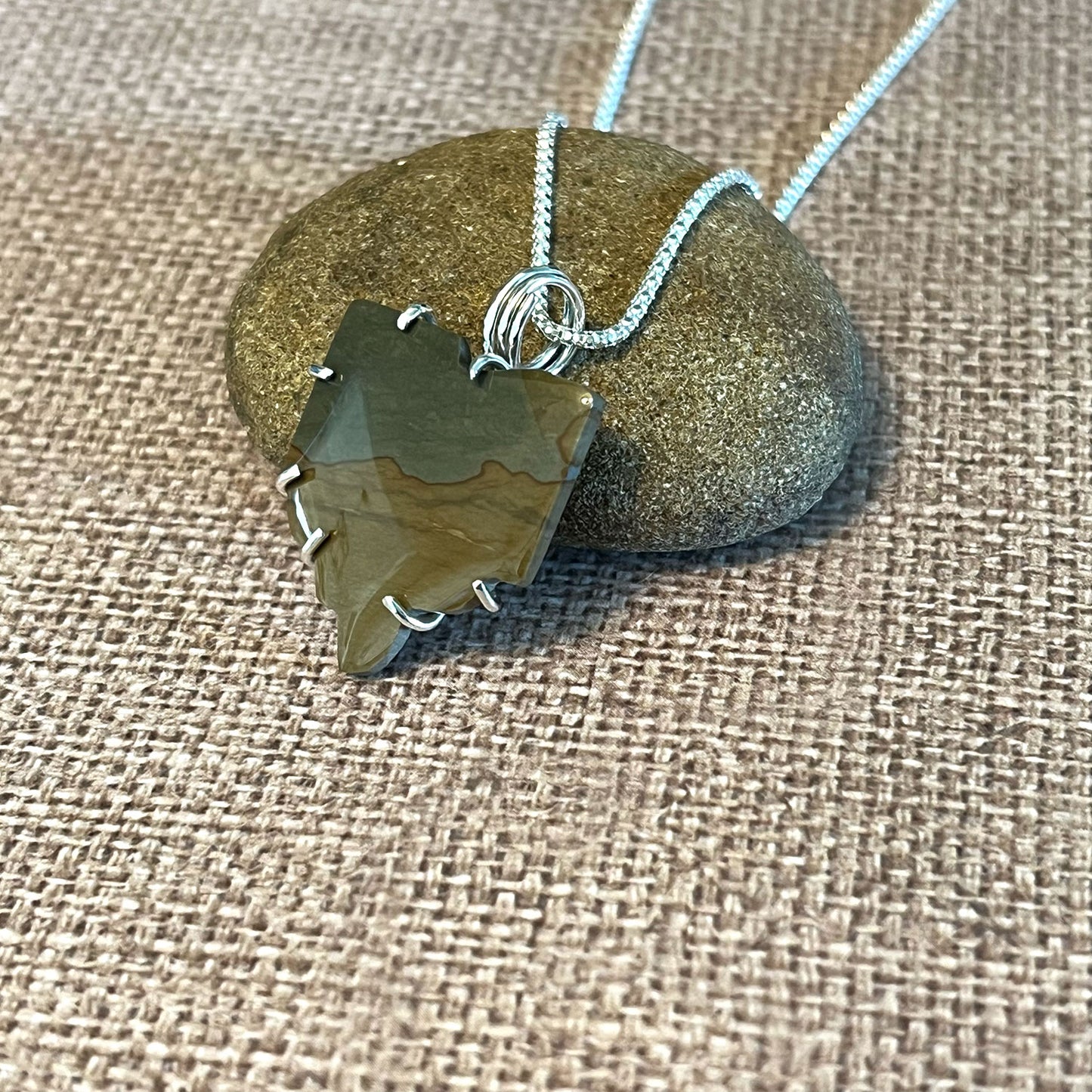 WIRE WRAPPED OHIO GEMSTONE NECKLACE