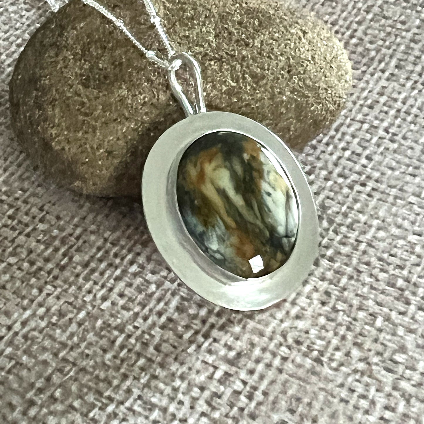 STERLING SILVER THUNDERCLOUD NECKLACE - CLEANSING RAIN TALISMAN