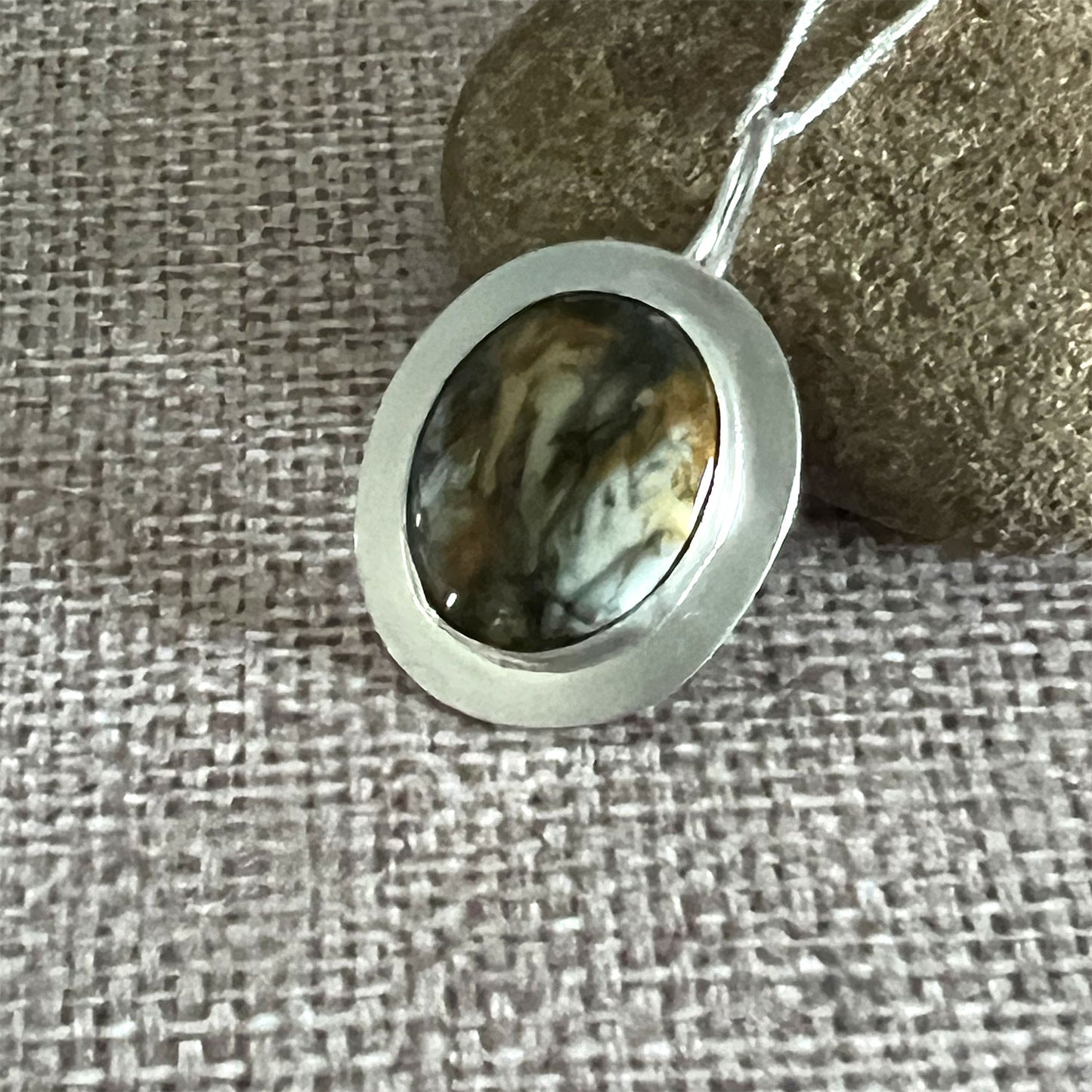 STERLING SILVER THUNDERCLOUD NECKLACE - CLEANSING RAIN TALISMAN