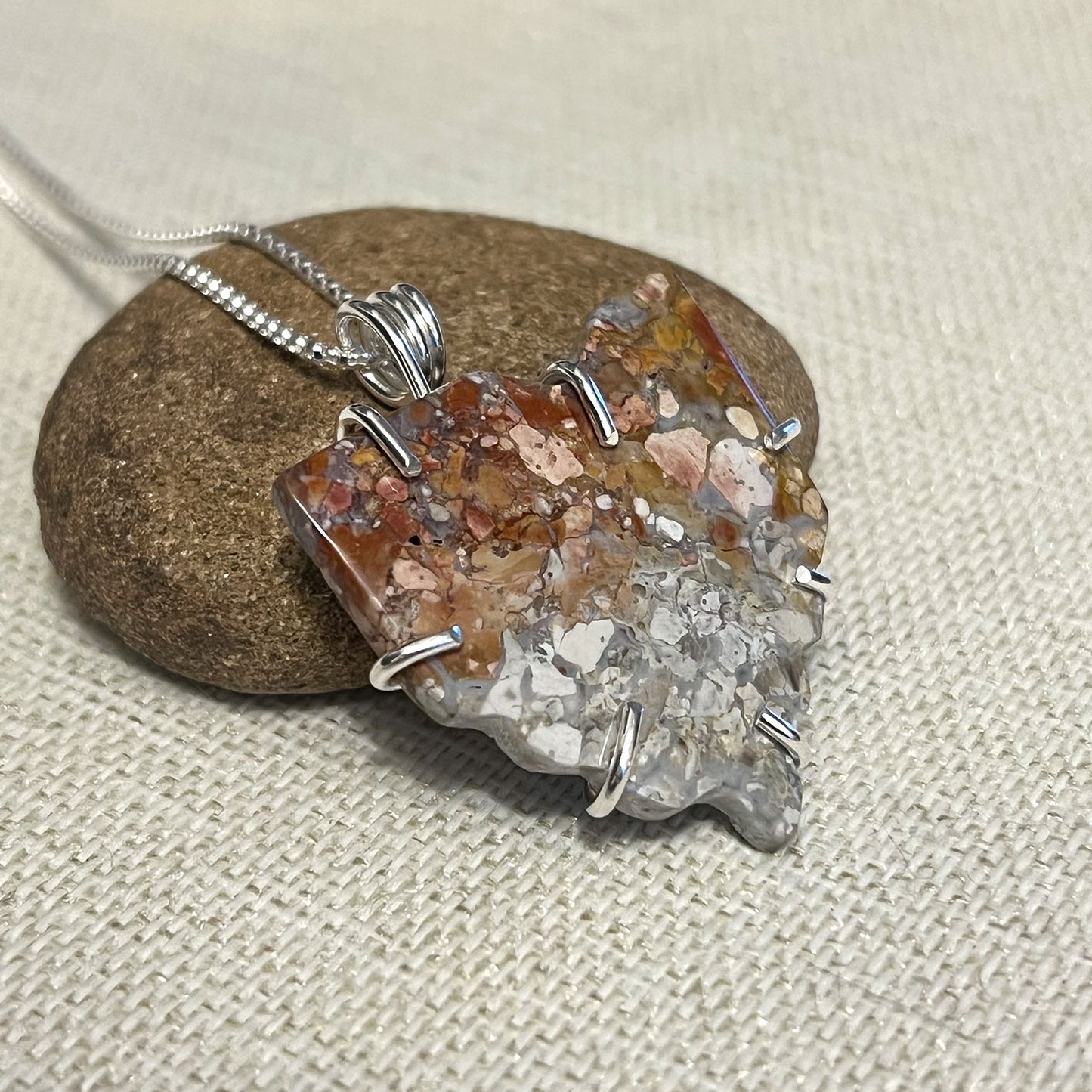 WIRE WRAPPED OHIO GEMSTONE NECKLACE