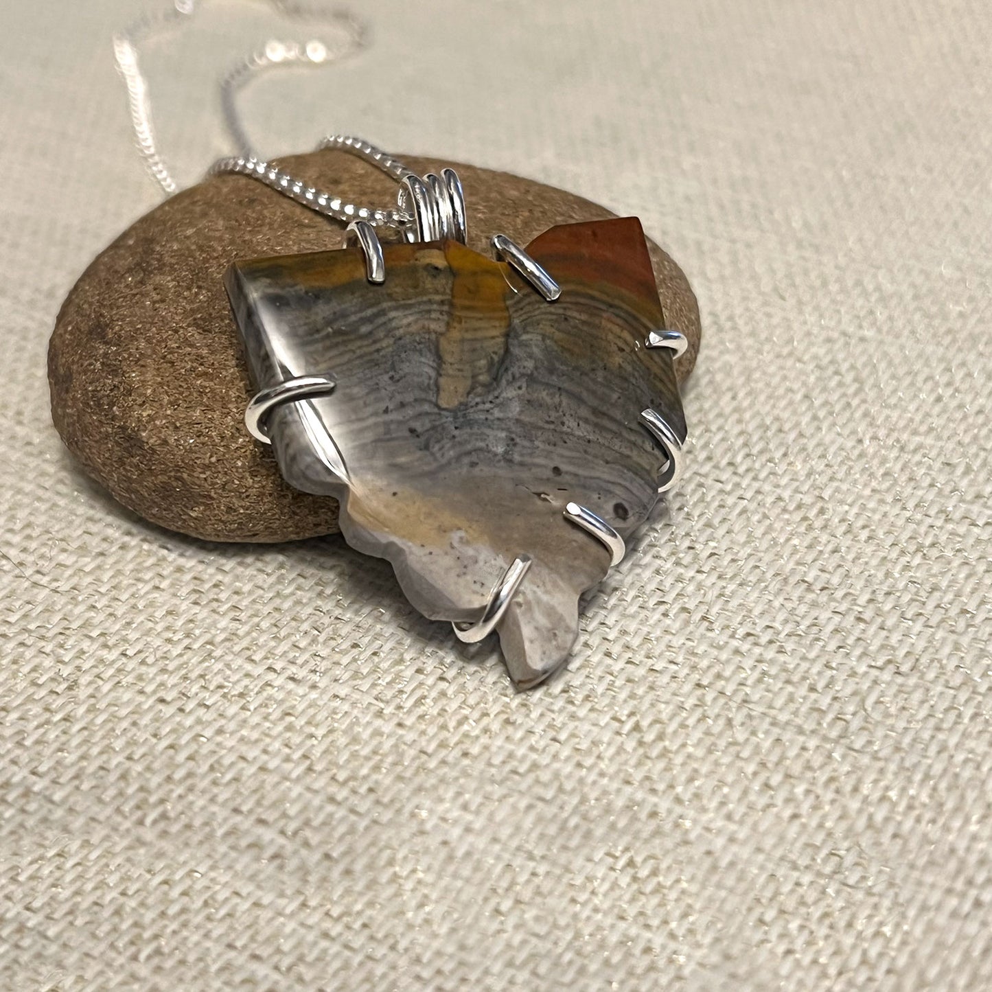 WIRE WRAPPED OHIO GEMSTONE NECKLACE
