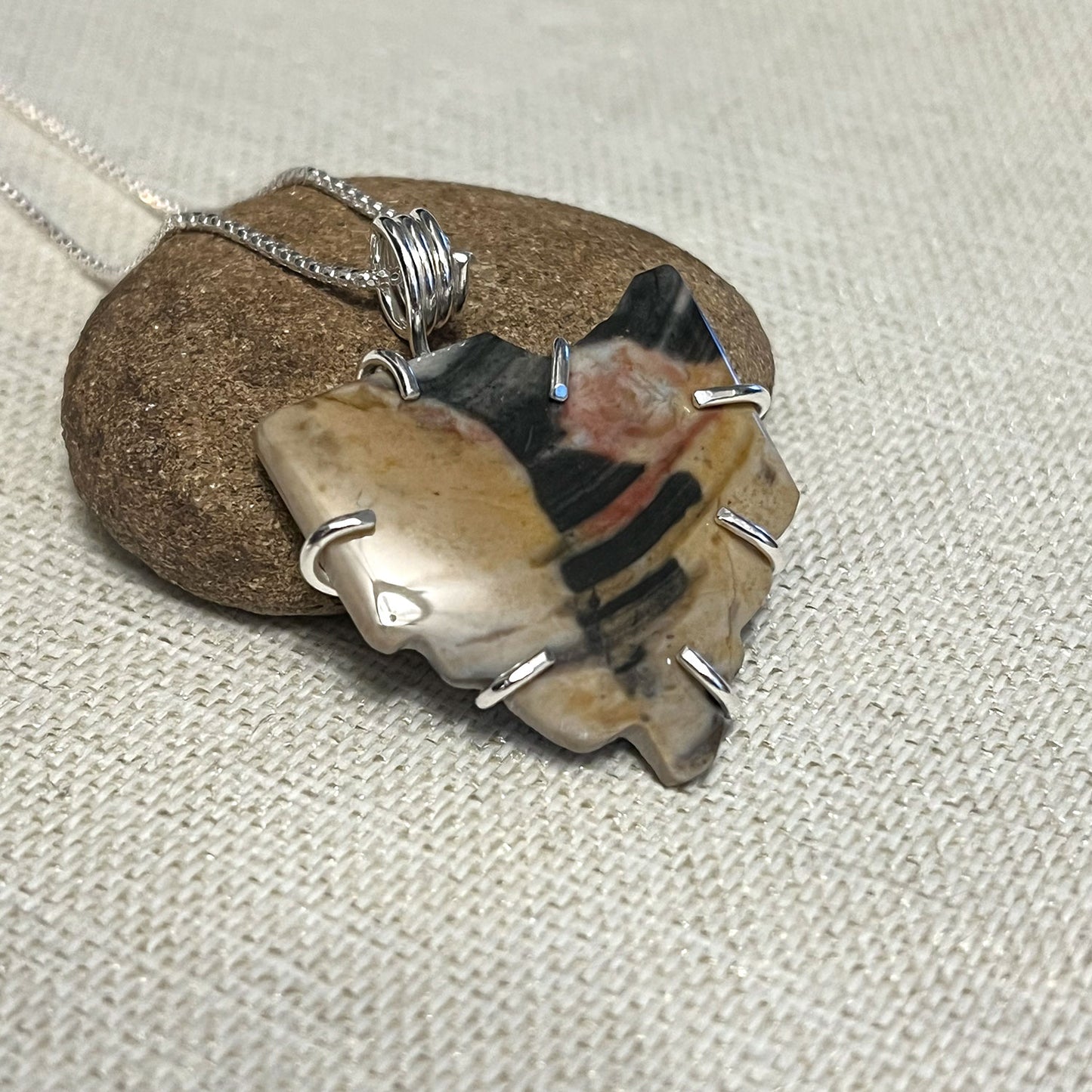 WIRE WRAPPED OHIO GEMSTONE NECKLACE