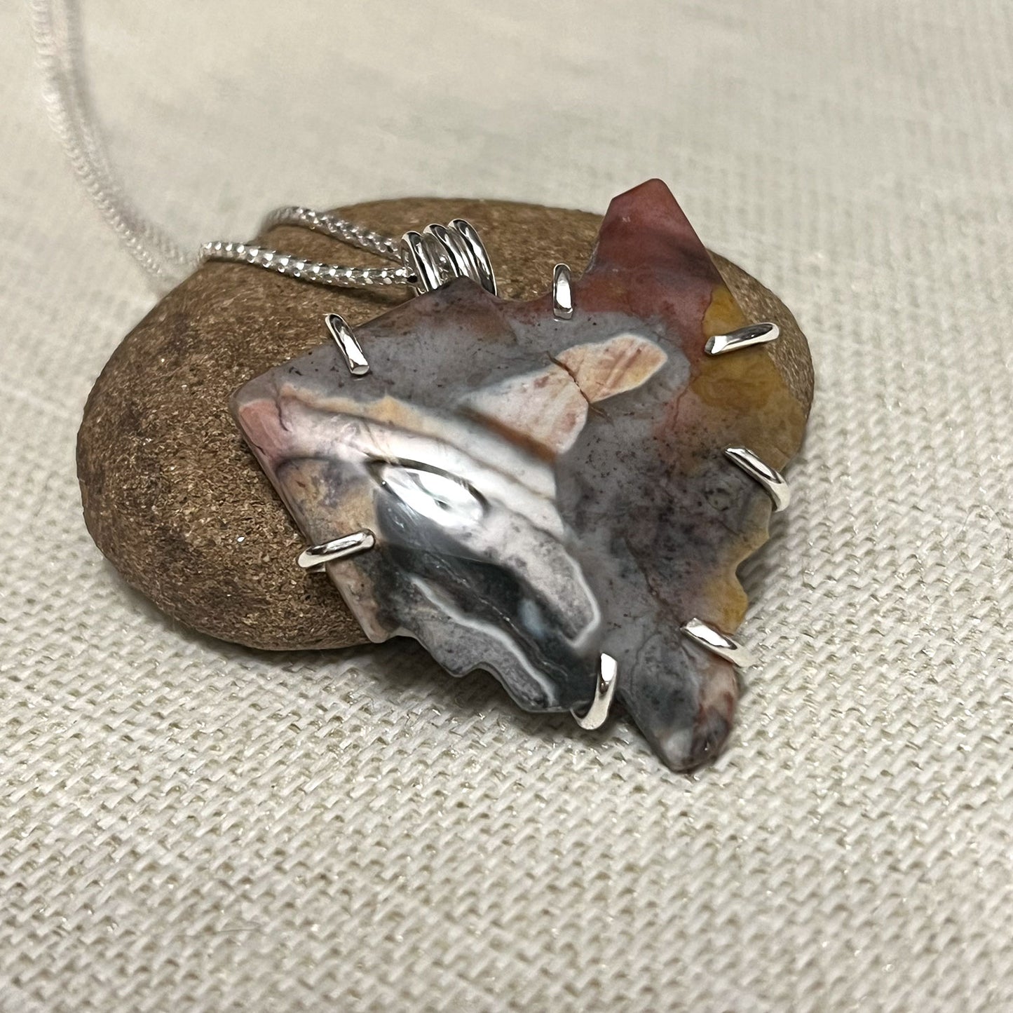 WIRE WRAPPED OHIO GEMSTONE NECKLACE