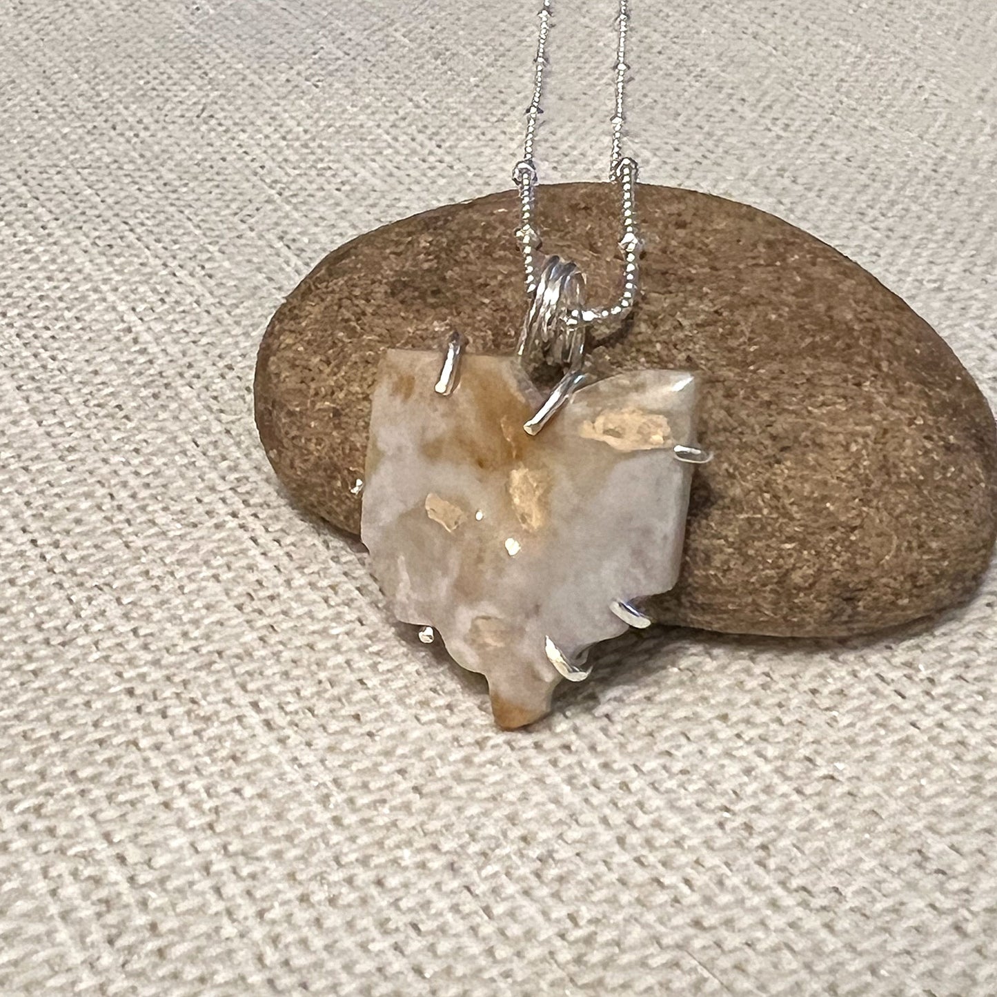WIRE WRAPPED OHIO GEMSTONE NECKLACE
