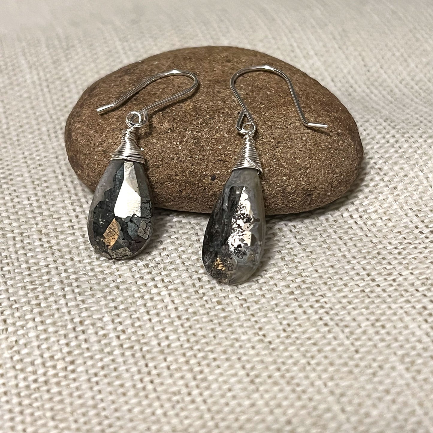 STERLING SILVER MARCASITE EARRINGS - EQUALITY TALISMAN