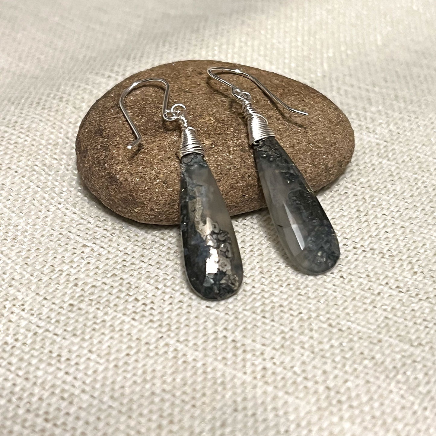STERLING SILVER MARCASITE EARRINGS - EQUALITY TALISMAN