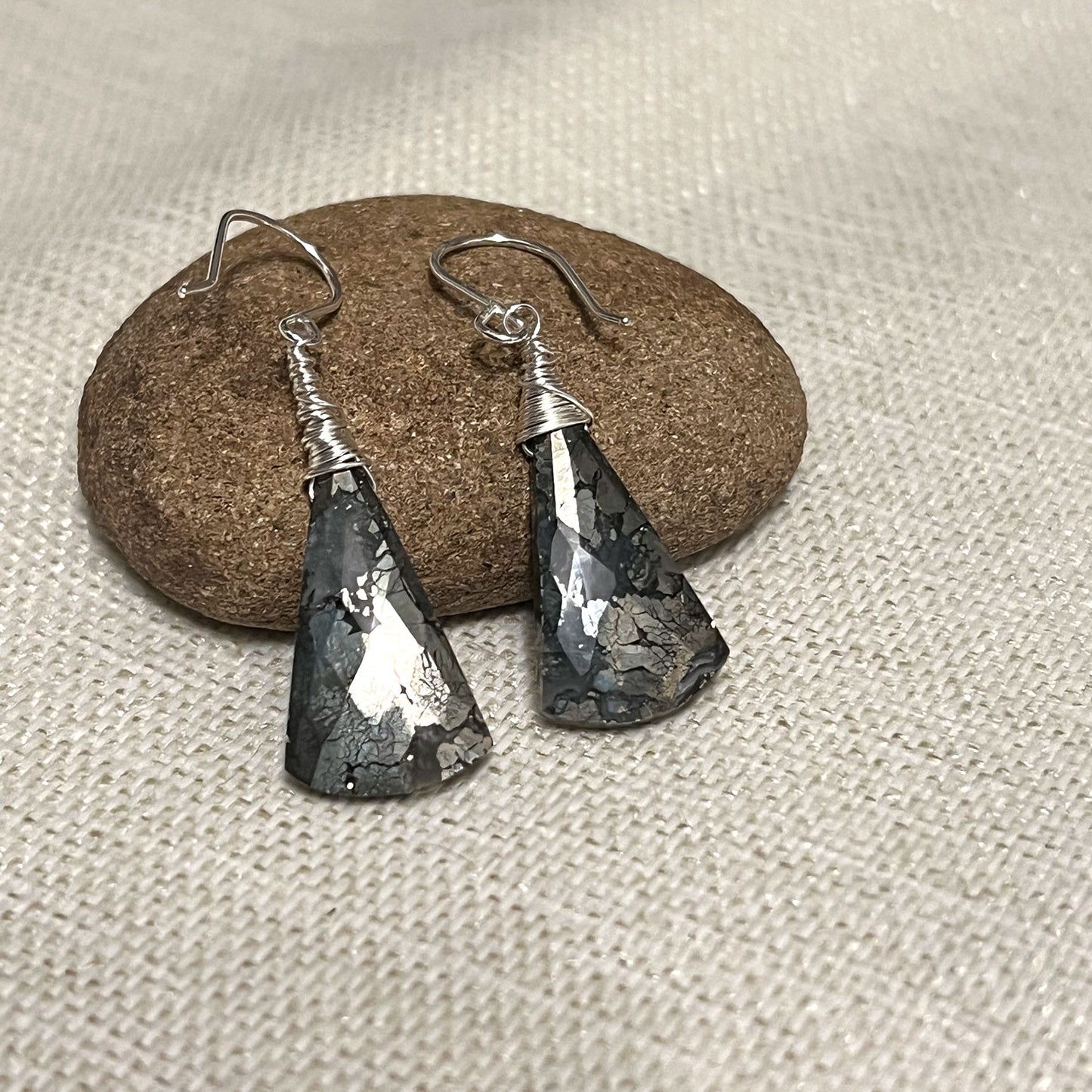 STERLING SILVER MARCASITE EARRINGS - EQUALITY TALISMAN