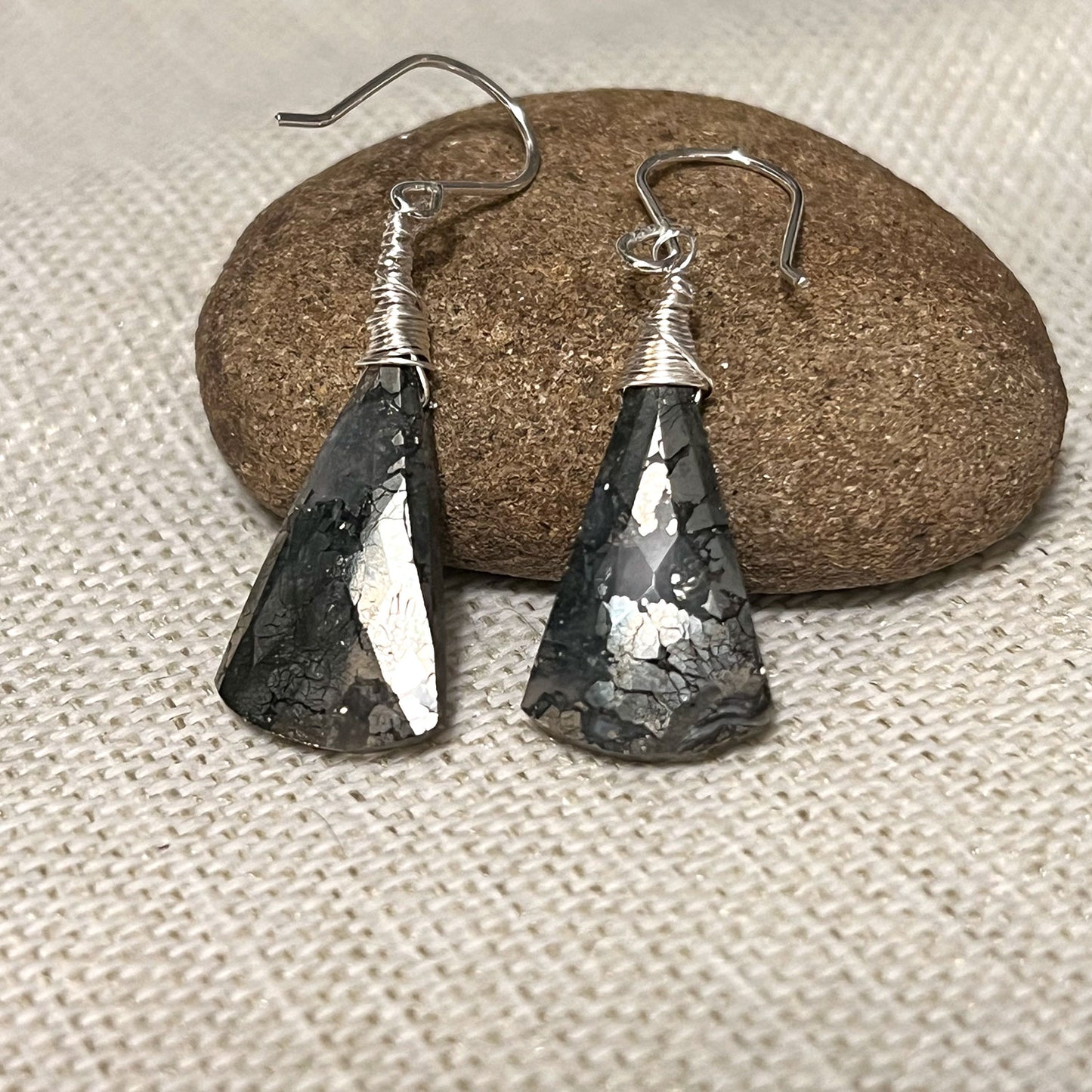 STERLING SILVER MARCASITE EARRINGS - EQUALITY TALISMAN