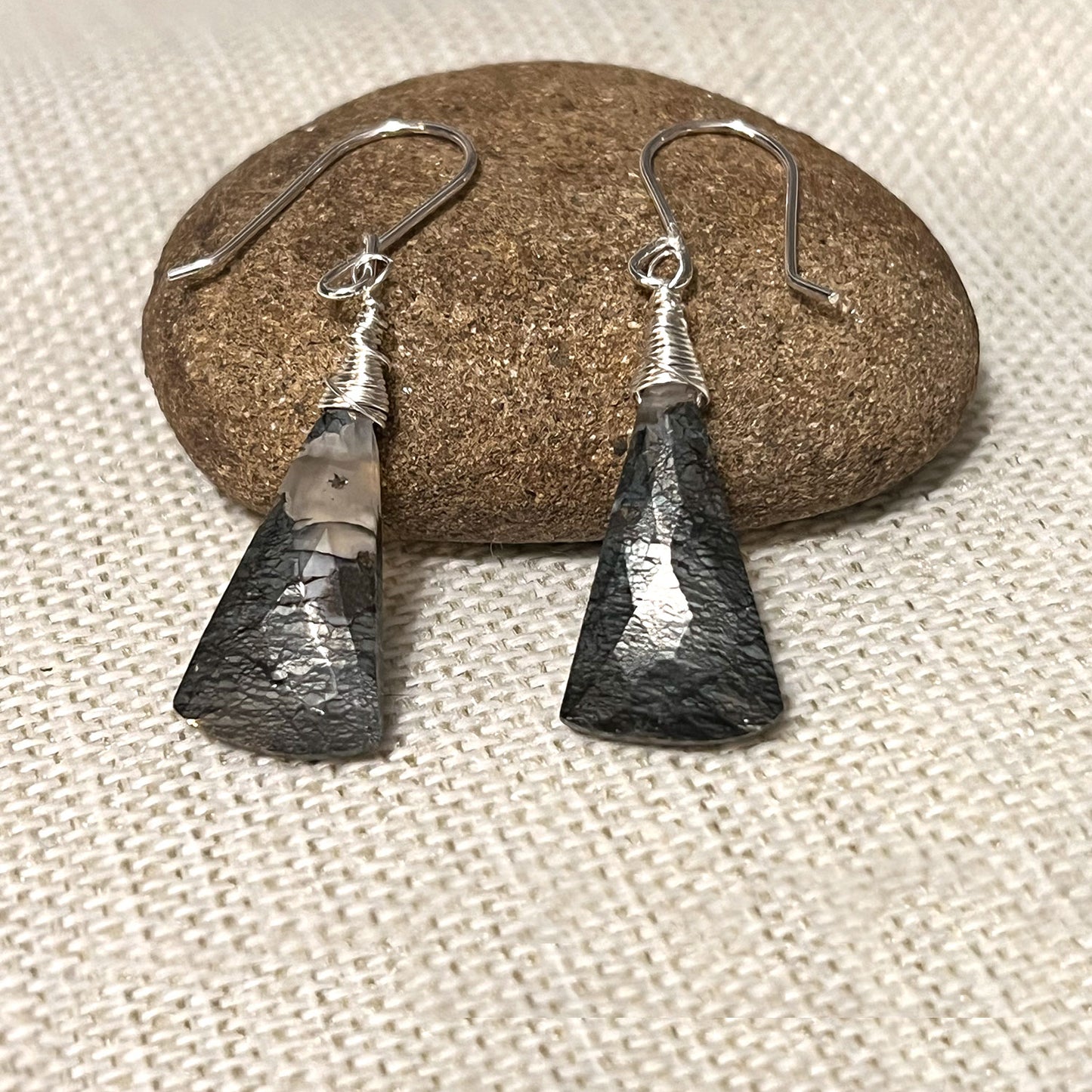 STERLING SILVER MARCASITE EARRINGS - EQUALITY TALISMAN
