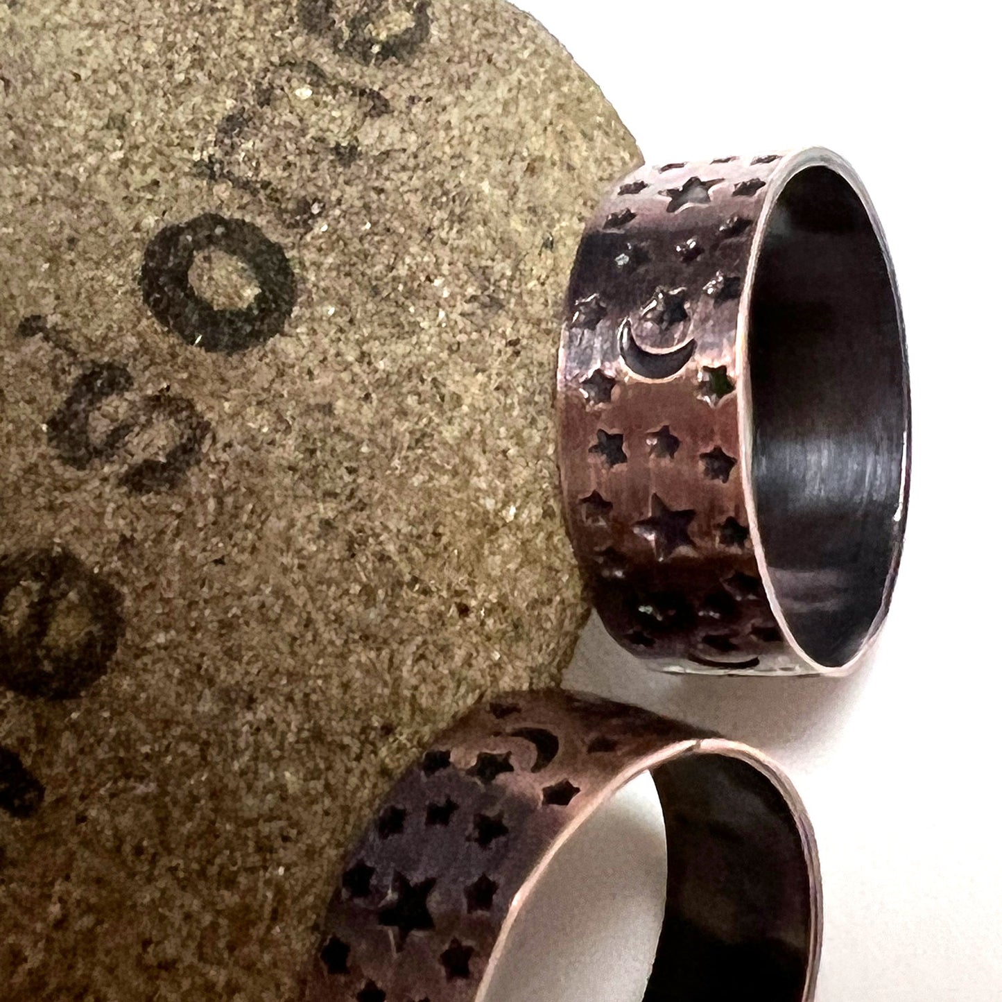 COPPER BOO RING BANDS - BE BOO-TIFUL TALISMAN