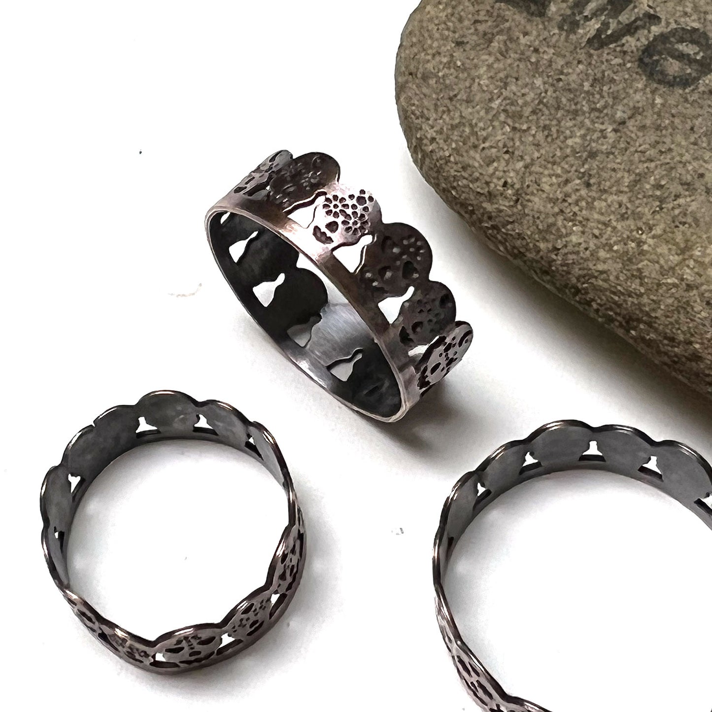 COPPER BOO RING BANDS - BE BOO-TIFUL TALISMAN