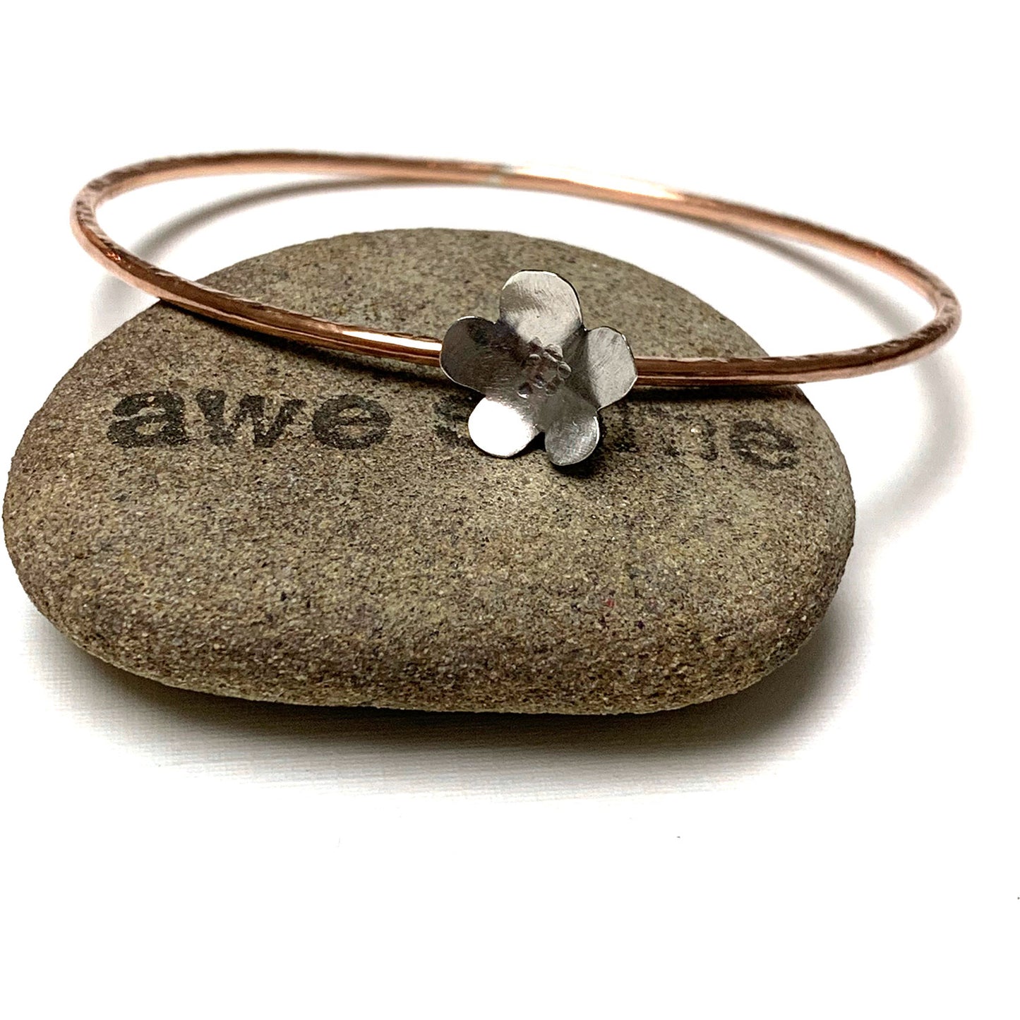 ASSORTED COPPER BANGLES - CIRCLE OF LOVE TALISMAN
