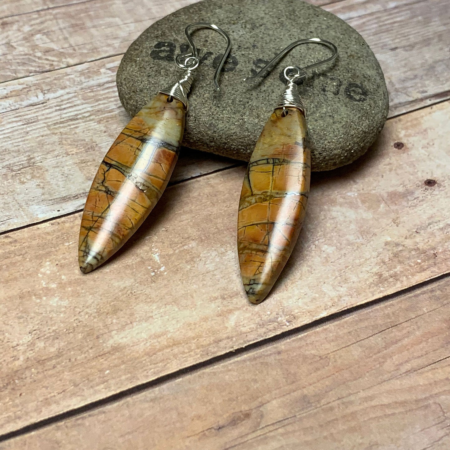 CHERRY CREEK JASPER EARRINGS - MOTHER EARTH TALISMAN
