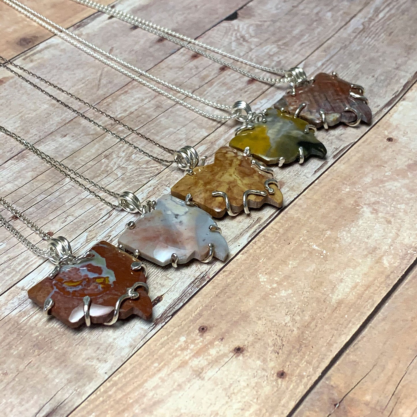 WIRE WRAPPED OHIO GEMSTONE NECKLACE