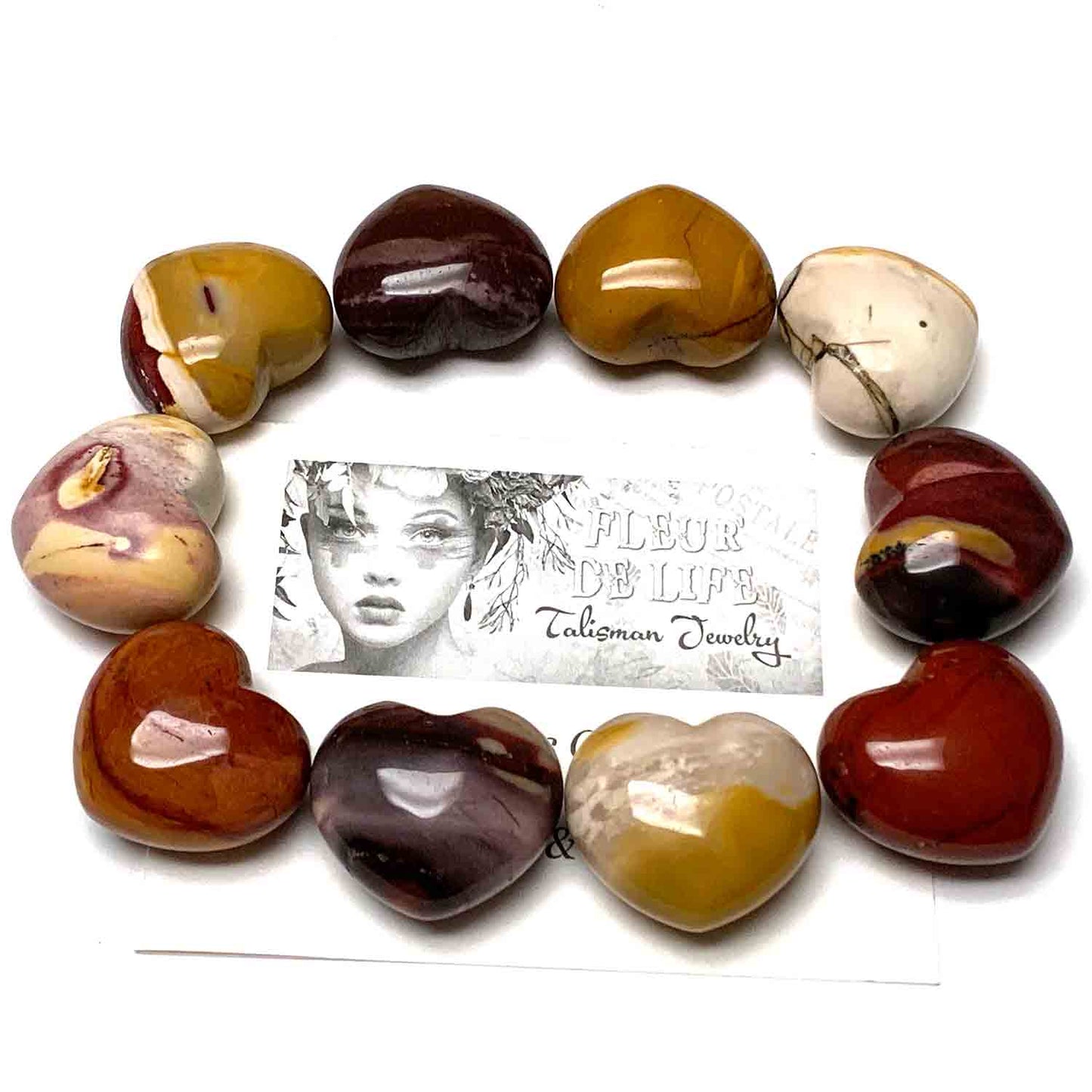 MOOKAITE HEART PALM STONE - CELEBRATING CHANGE TALISMAN
