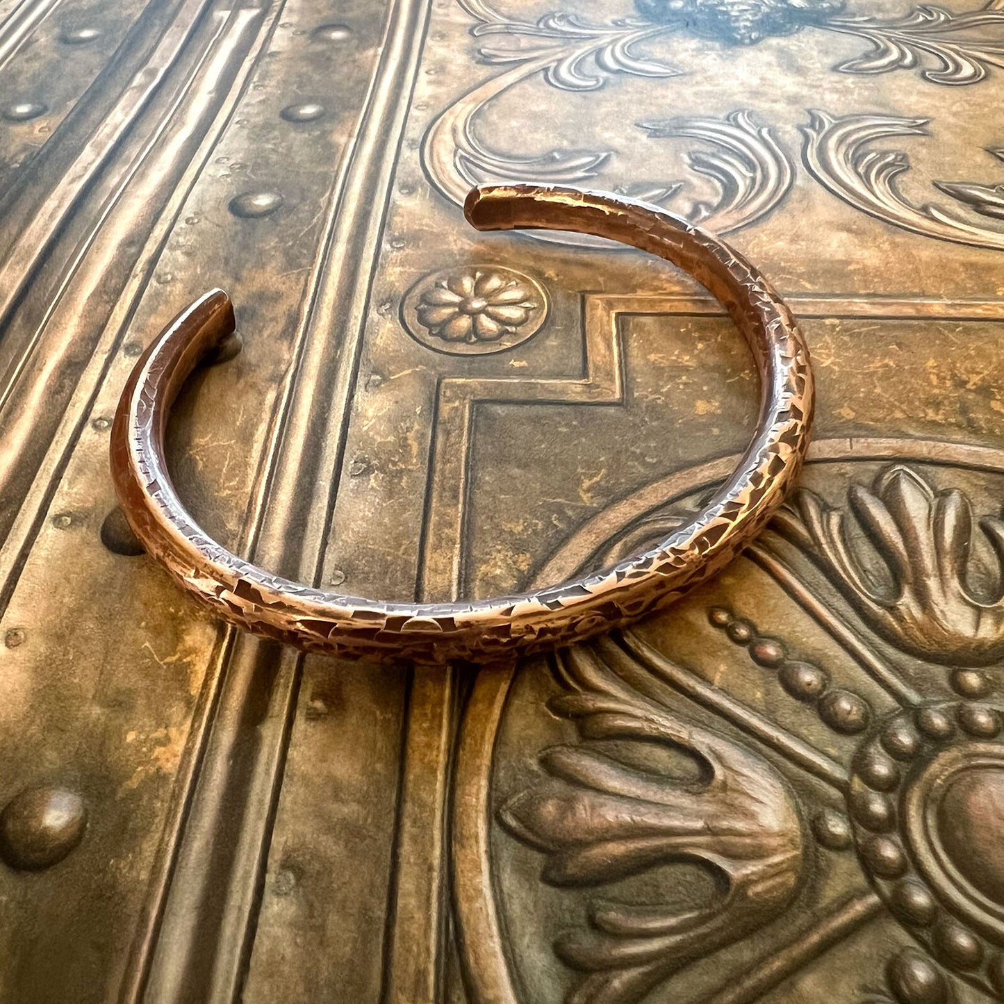 COPPER BANGLES/BRACELETS - CIRCLE OF LOVE TALISMAN