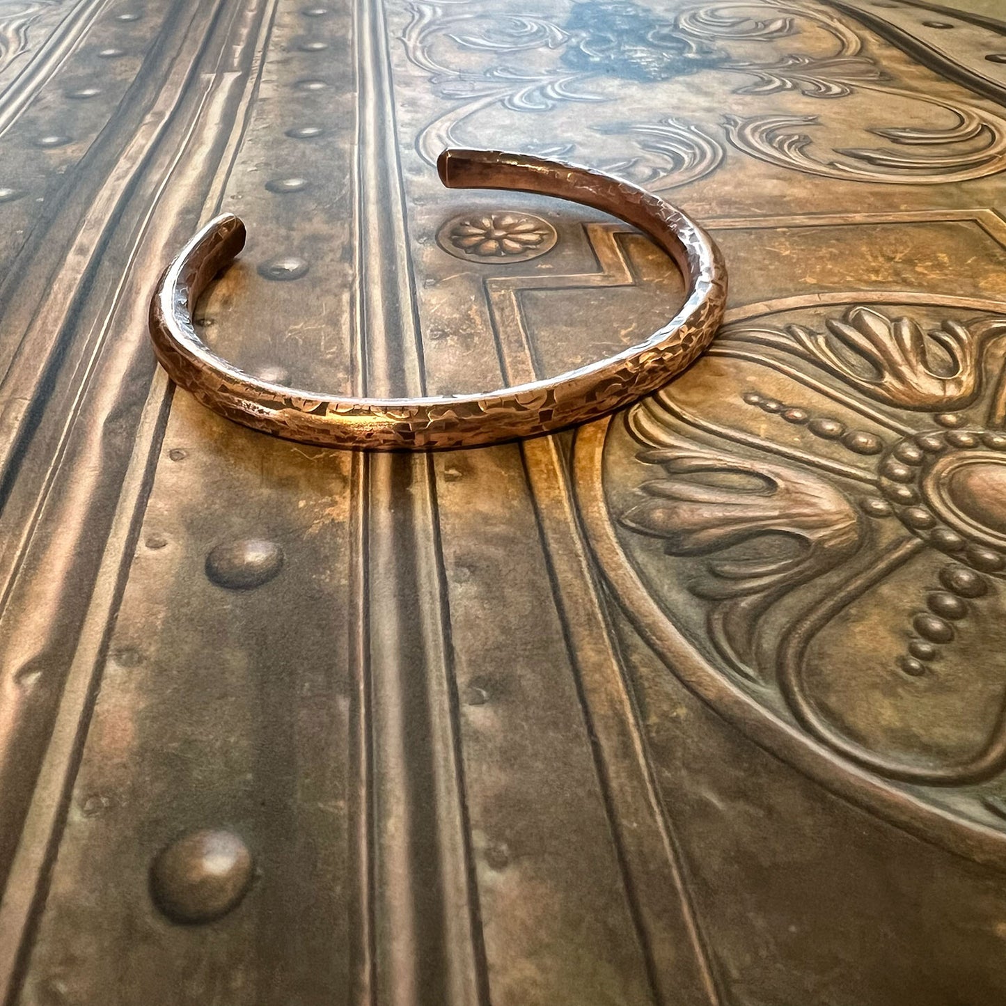 COPPER BANGLES/BRACELETS - CIRCLE OF LOVE TALISMAN
