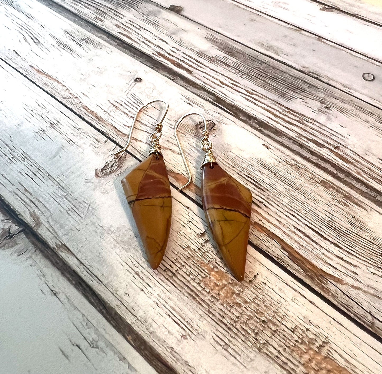 CHERRY CREEK JASPER EARRINGS - MOTHER EARTH TALISMAN
