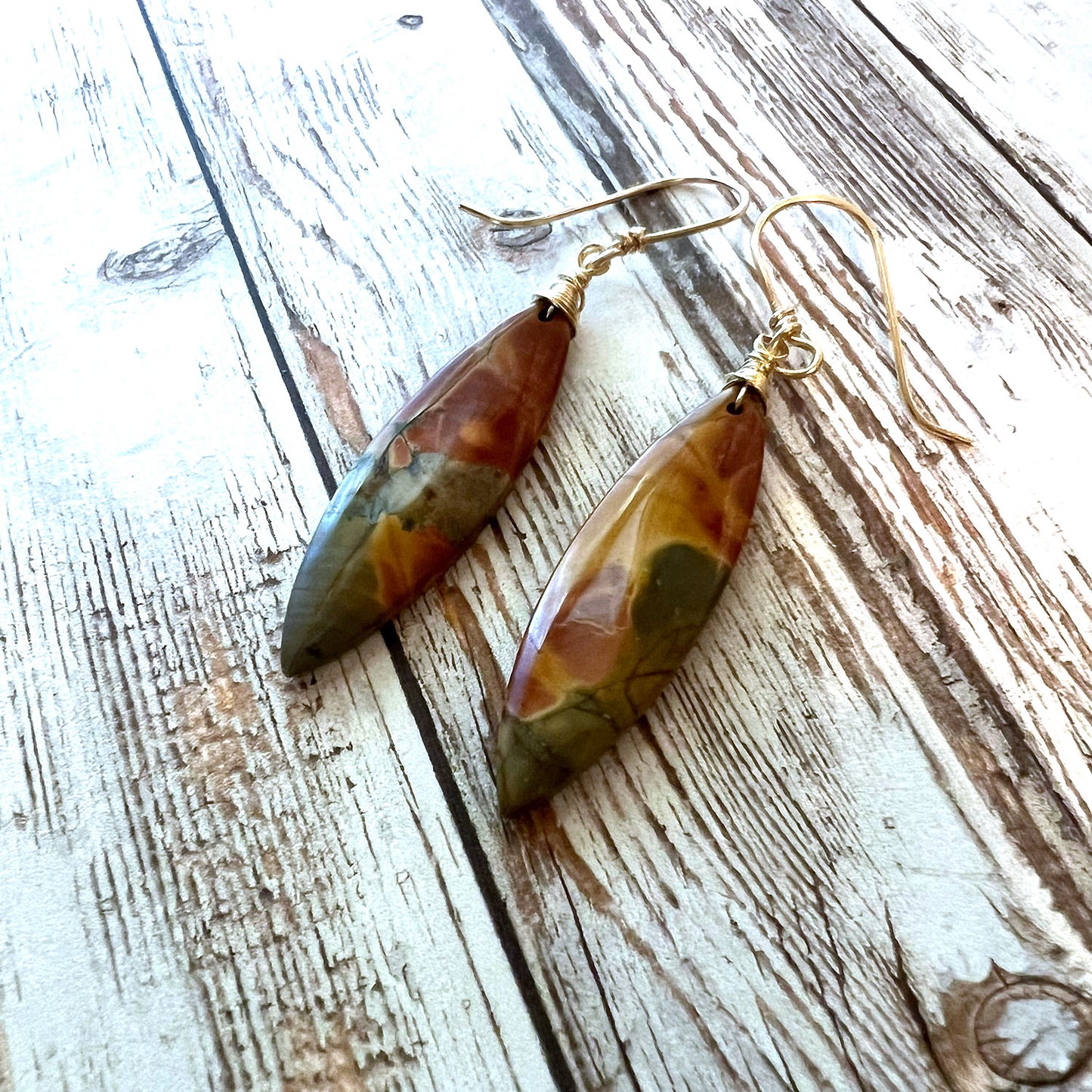 CHERRY CREEK JASPER EARRINGS - MOTHER EARTH TALISMAN