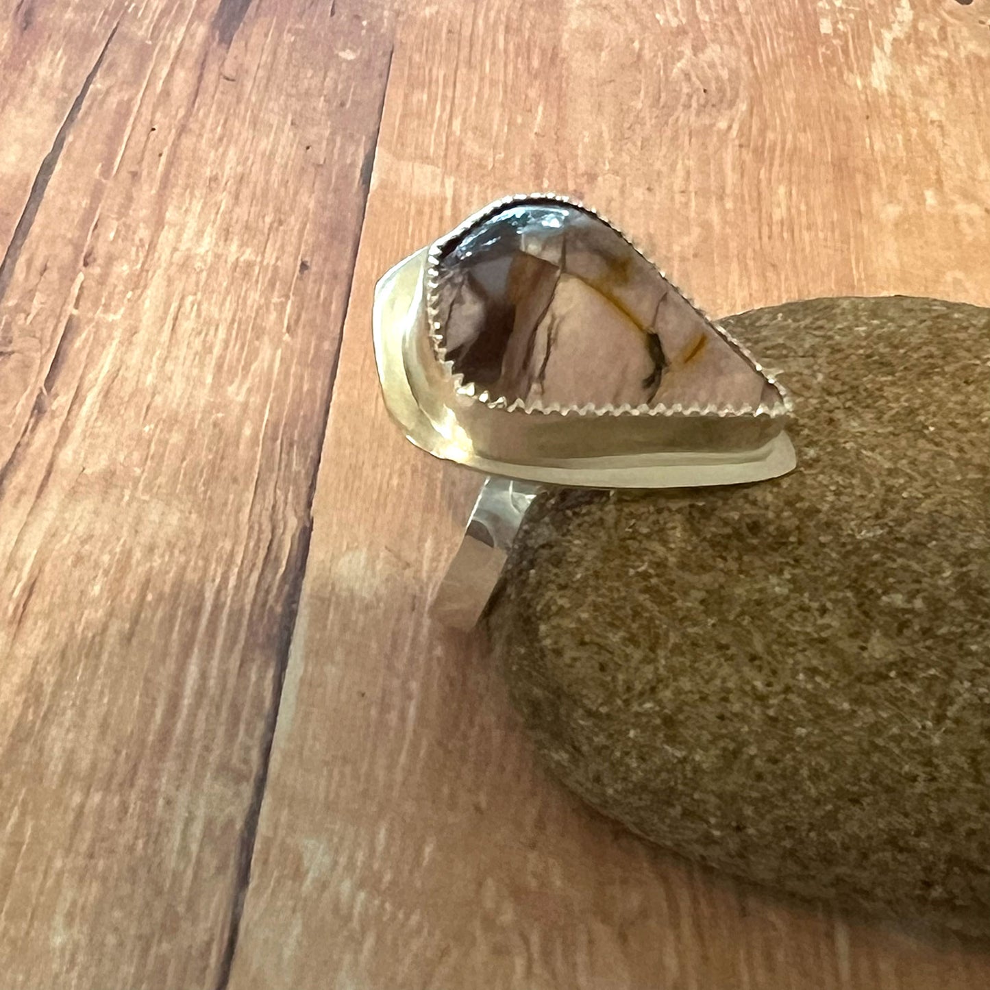 STERLING SILVER LILAC MOOKAITE RING - CELEBRATING CHANGE TALISMAN