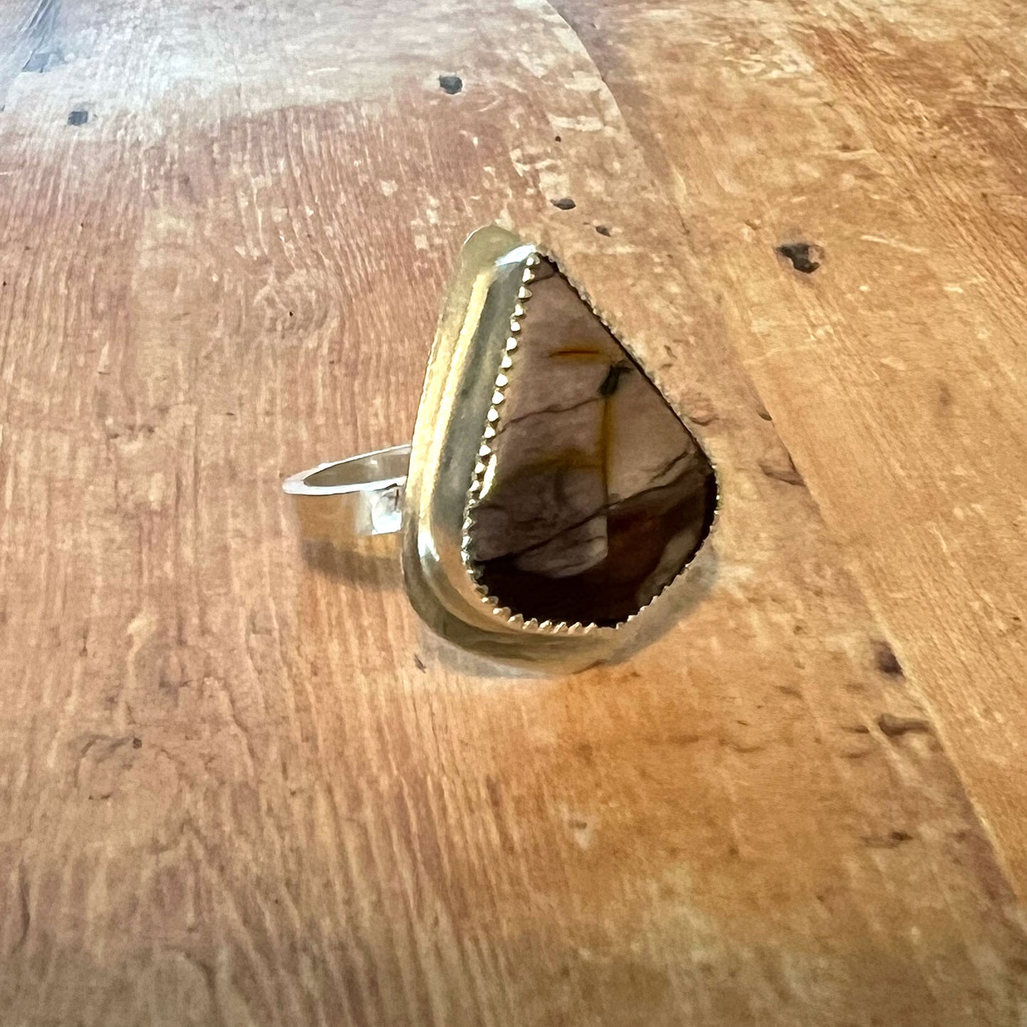 STERLING SILVER LILAC MOOKAITE RING - CELEBRATING CHANGE TALISMAN