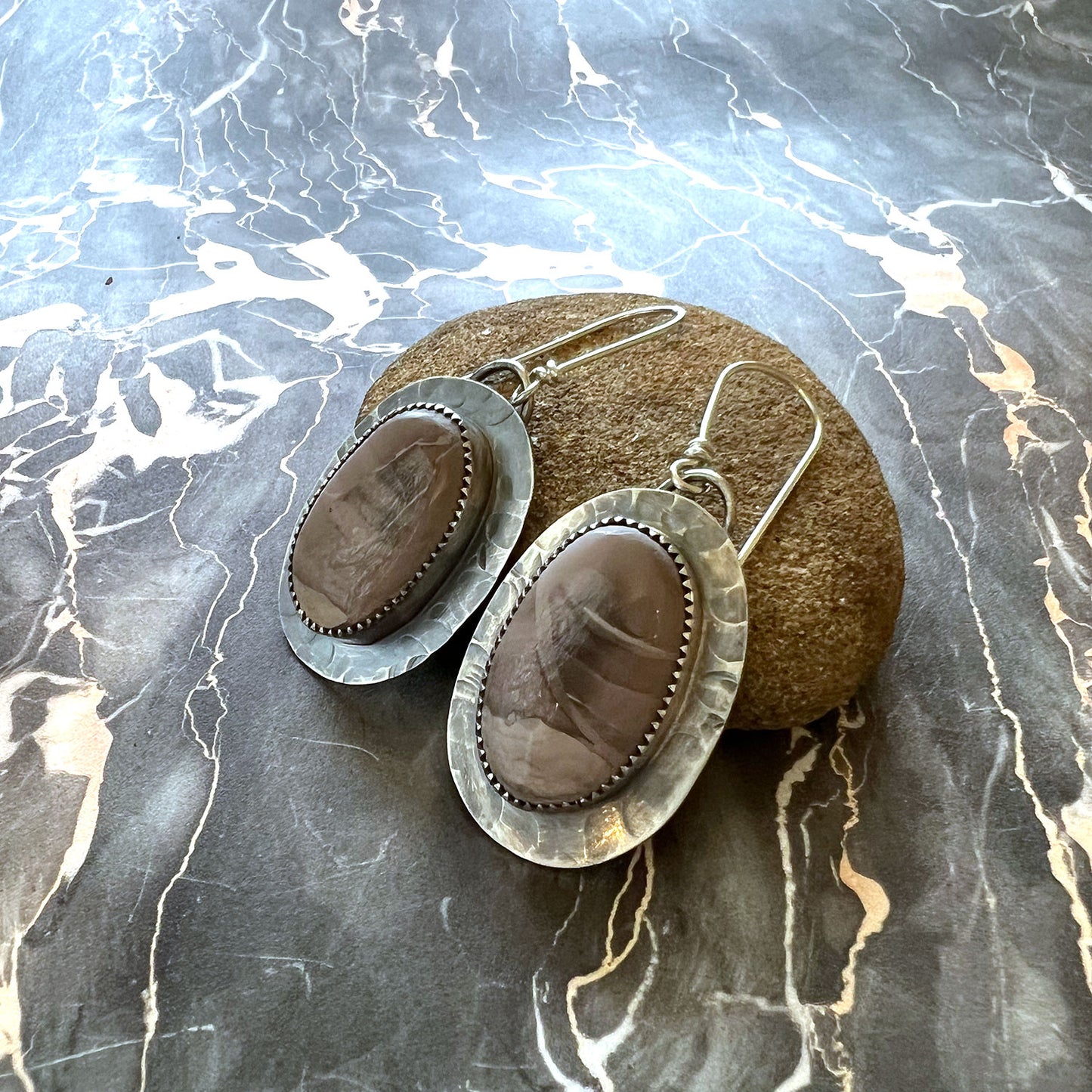 STERLING SILVER WILLOW CREEK JASPER SET - MOTHER EARTH TALISMAN