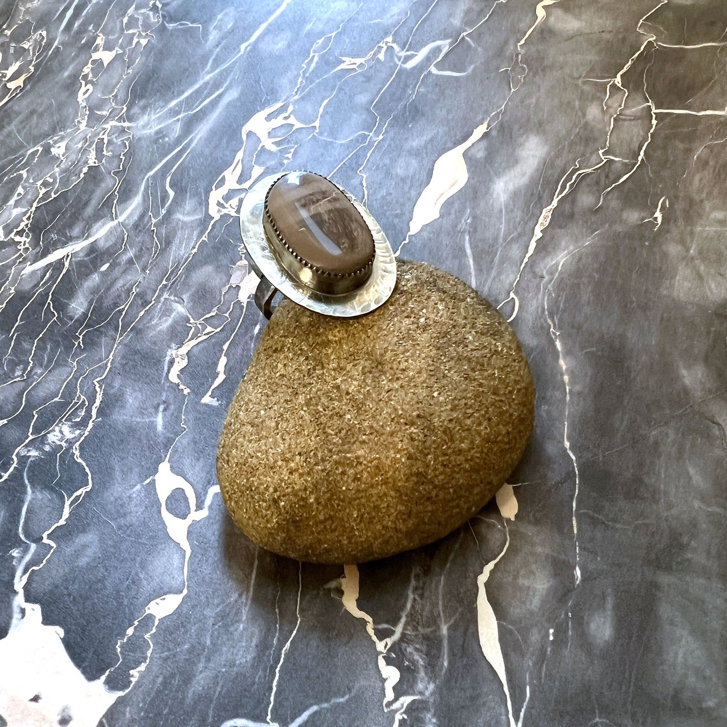 STERLING SILVER WILLOW CREEK RING - MOTHER EARTH TALISMAN