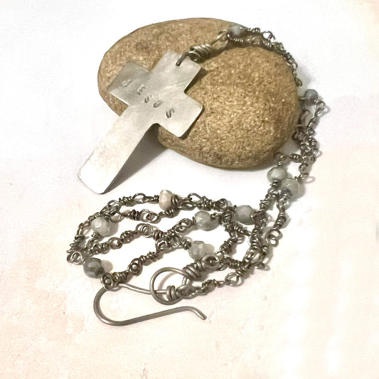 RESERVED CUSTOM ORDER CROSS WITH CHAIN FOR CALLEN