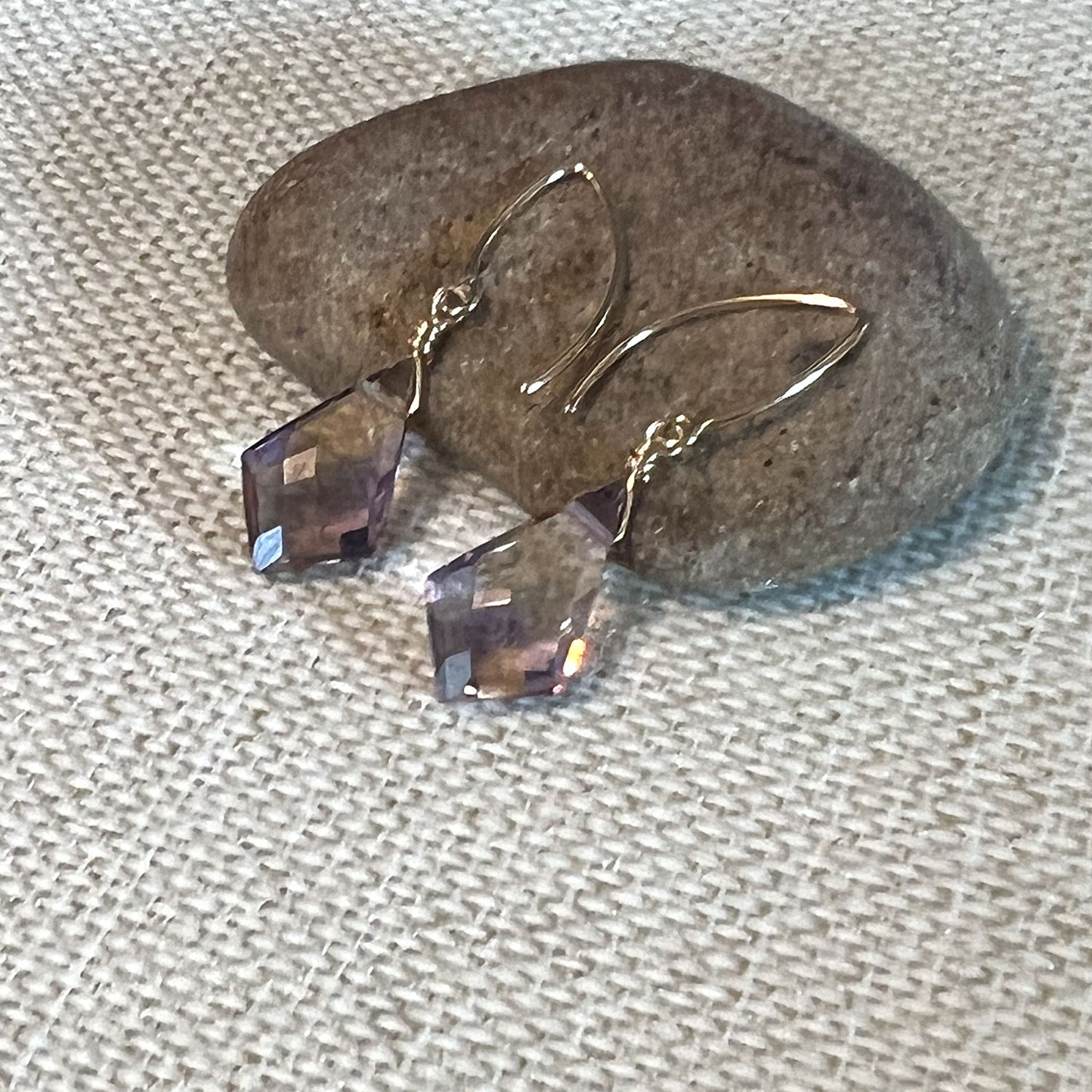 AMETRINE DROP EARRINGS - CREATIVITY TALISMAN