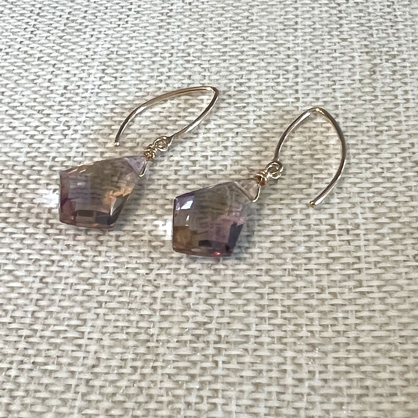 AMETRINE DROP EARRINGS - CREATIVITY TALISMAN