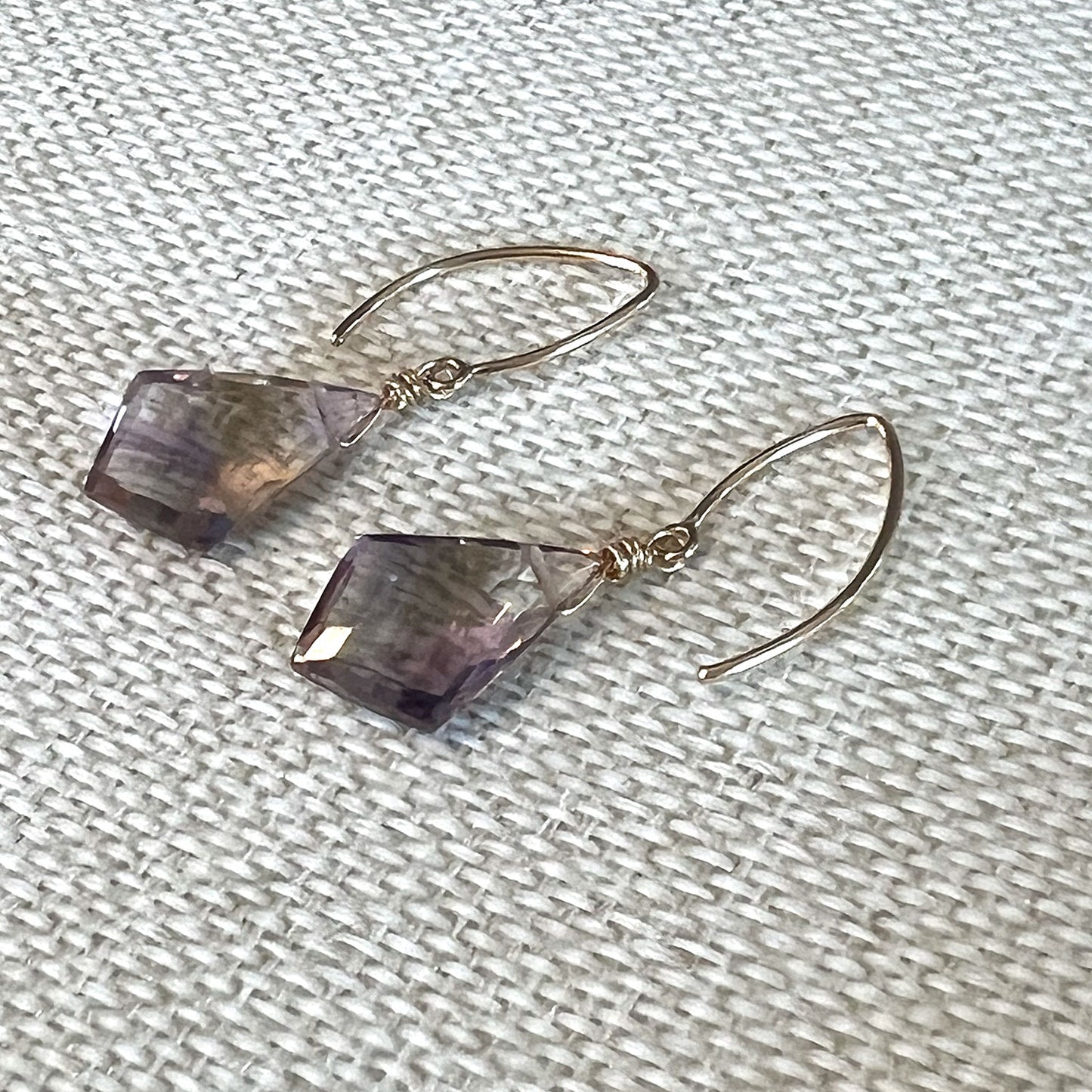 AMETRINE DROP EARRINGS - CREATIVITY TALISMAN