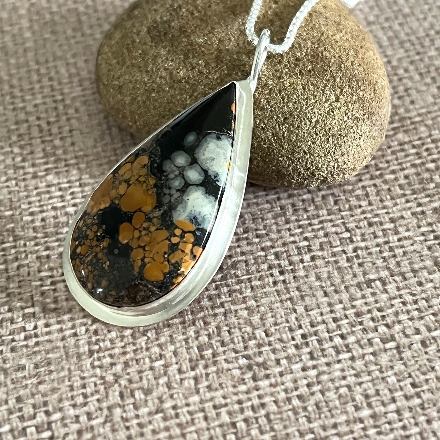 STERLING SILVER APPALOOSA NECKLACE - FLEXIBILITY TALISMAN