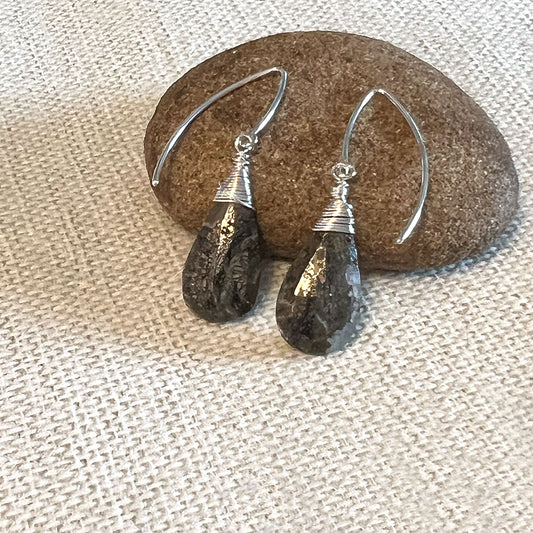 STERLING SILVER MARCASITE EARRINGS - EQUALITY TALISMAN