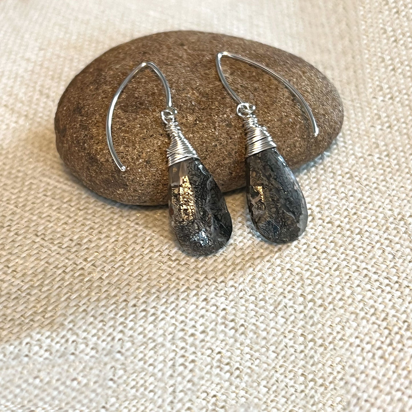 STERLING SILVER MARCASITE EARRINGS - EQUALITY TALISMAN