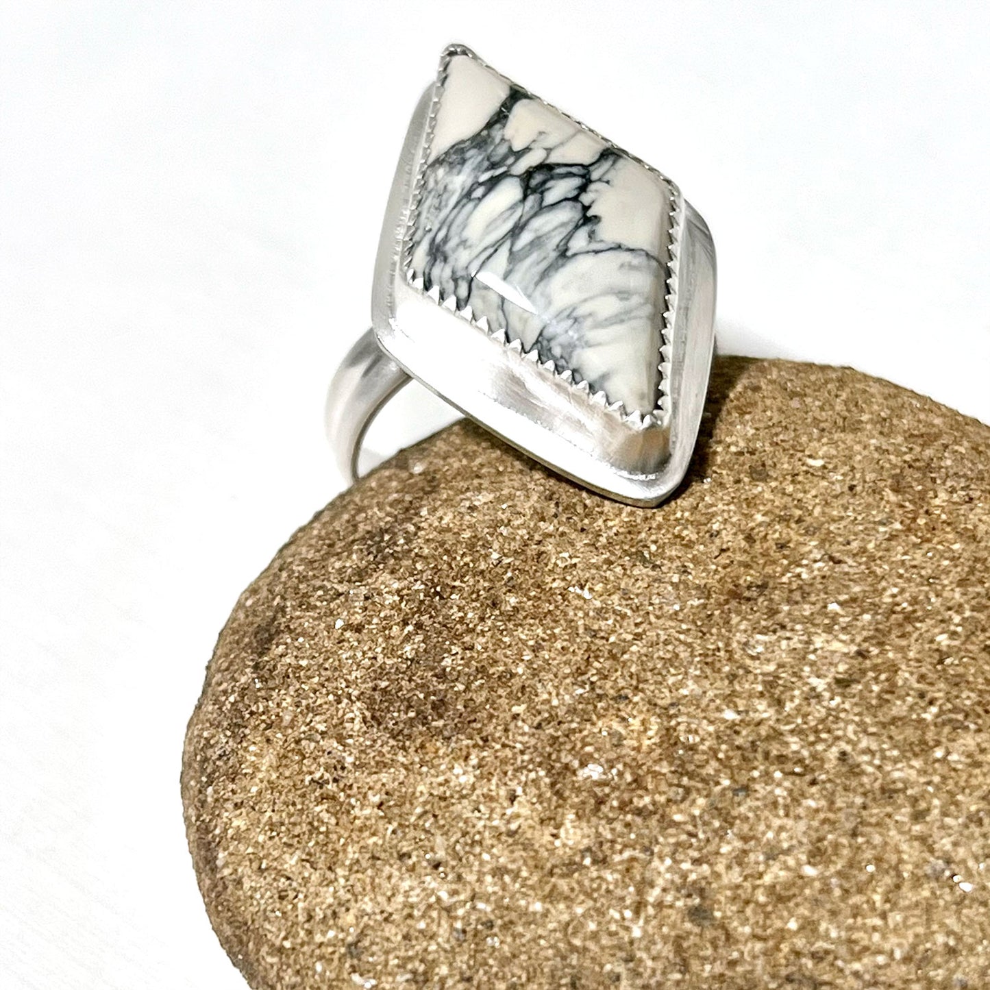 STERLING SILVER THUNDERCLOUD RING - CLEANSING RAIN TALISMAN