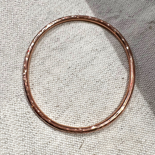 COPPER BANGLE BRACELET - CIRCLE OF LOVE TALISMAN