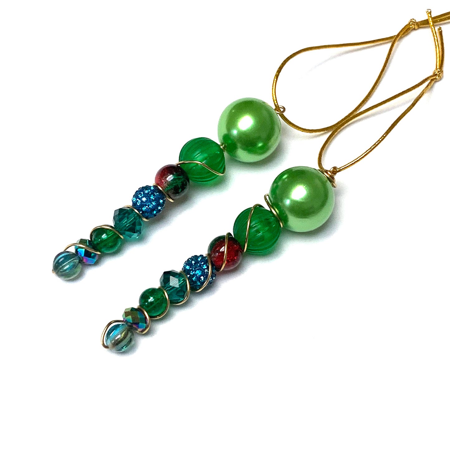 ICICLE ORNAMENT. SUN CATCHER. MULTI COLOR. CHRISTMAS. 3.5 - 5 INCHES.