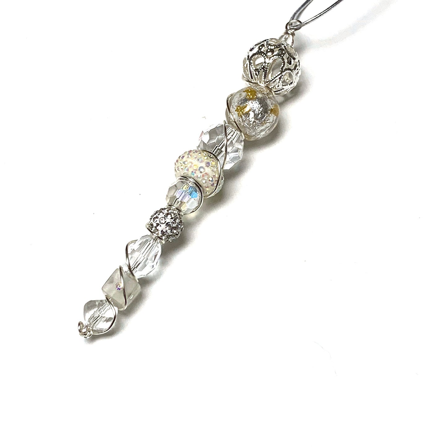 ICICLE ORNAMENT. SUN CATCHER. MULTI COLOR. CHRISTMAS. 3.5 - 5 INCHES.