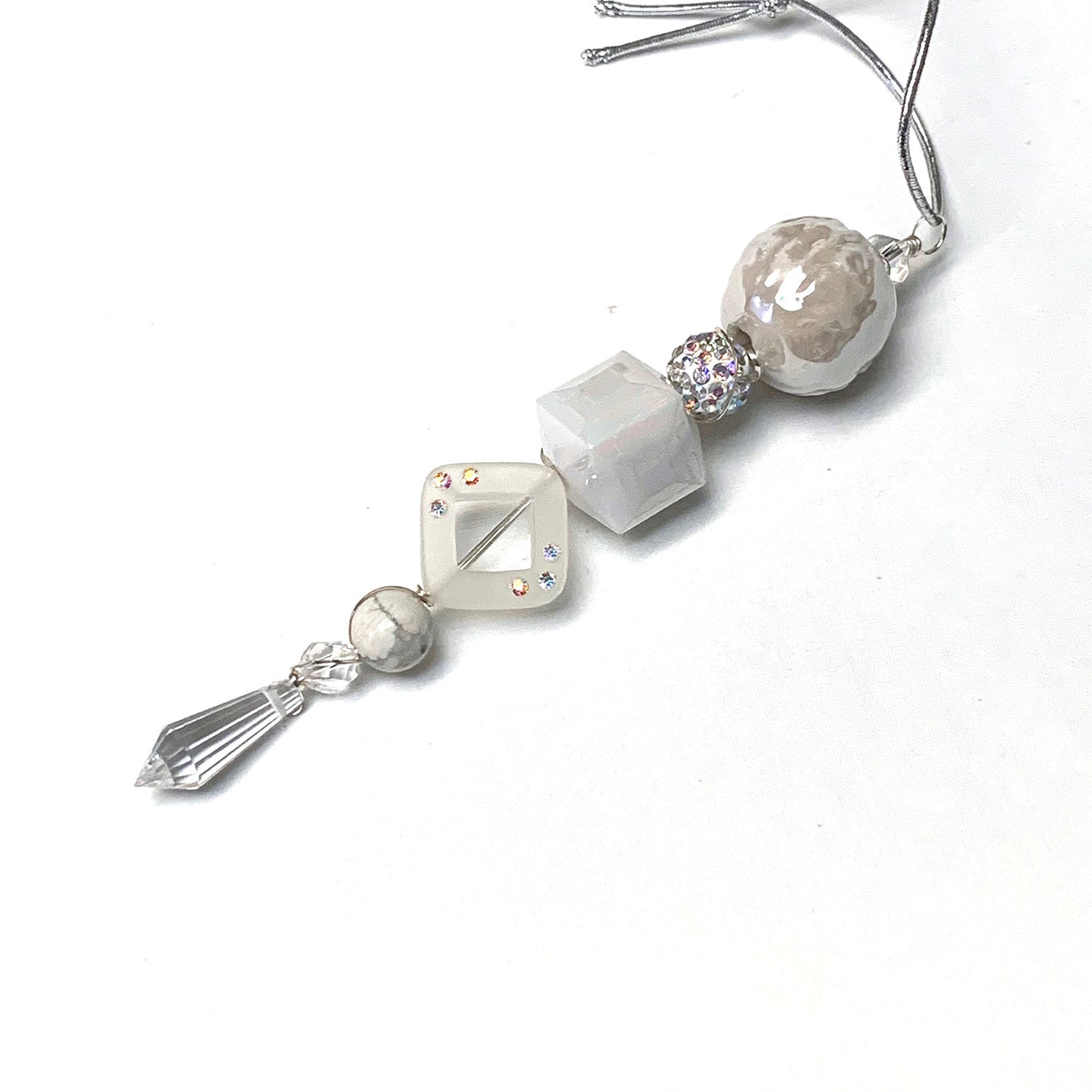 ICICLE ORNAMENT. SUN CATCHER. MULTI COLOR. CHRISTMAS. 3.5 - 5 INCHES.