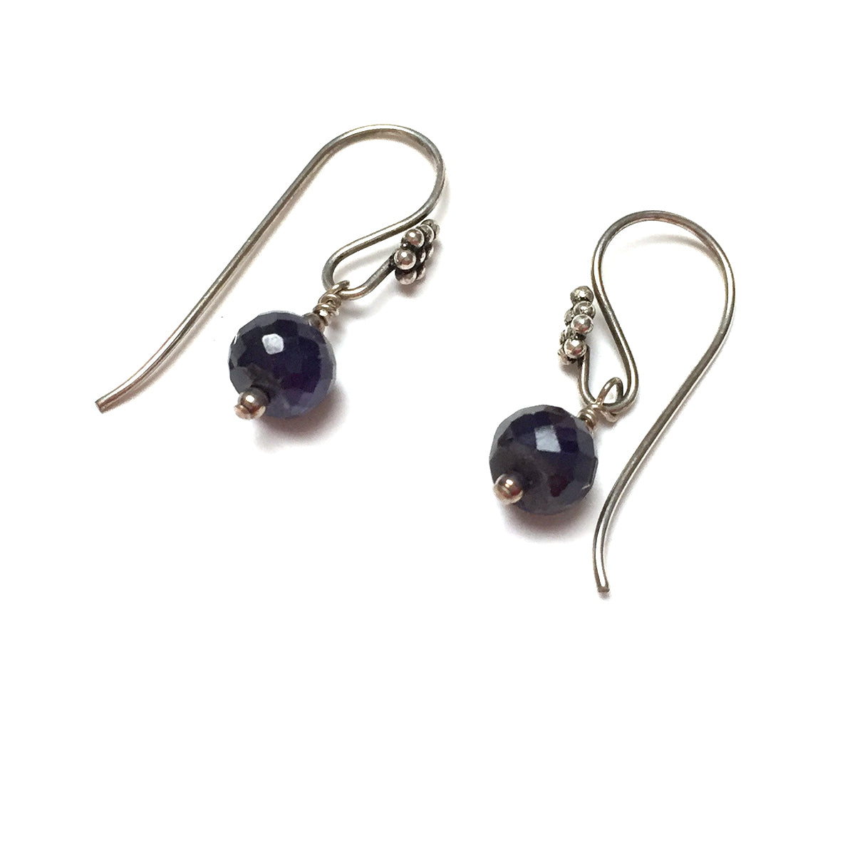 STERLING SILVER SAPPHIRE DROP EARRINGS - INSPIRATION TALISMAN